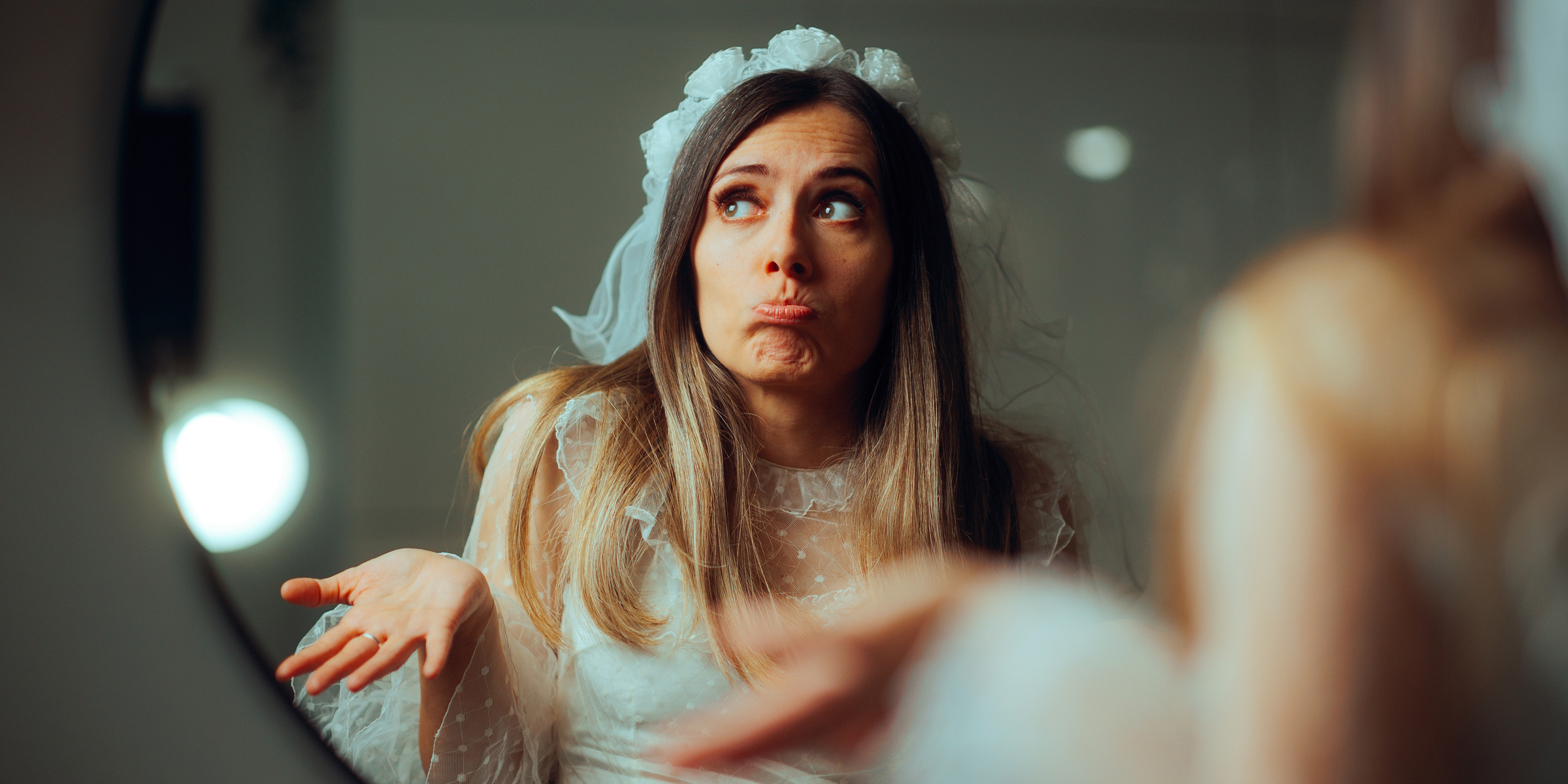 Bride with an entitled expression | Source: Shutterstock