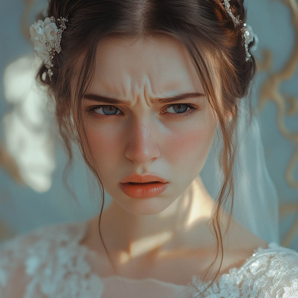 An upset bride | Source: Midjourney