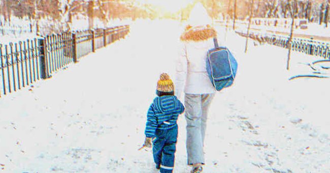 My son and I. | Photo: Shutterstock