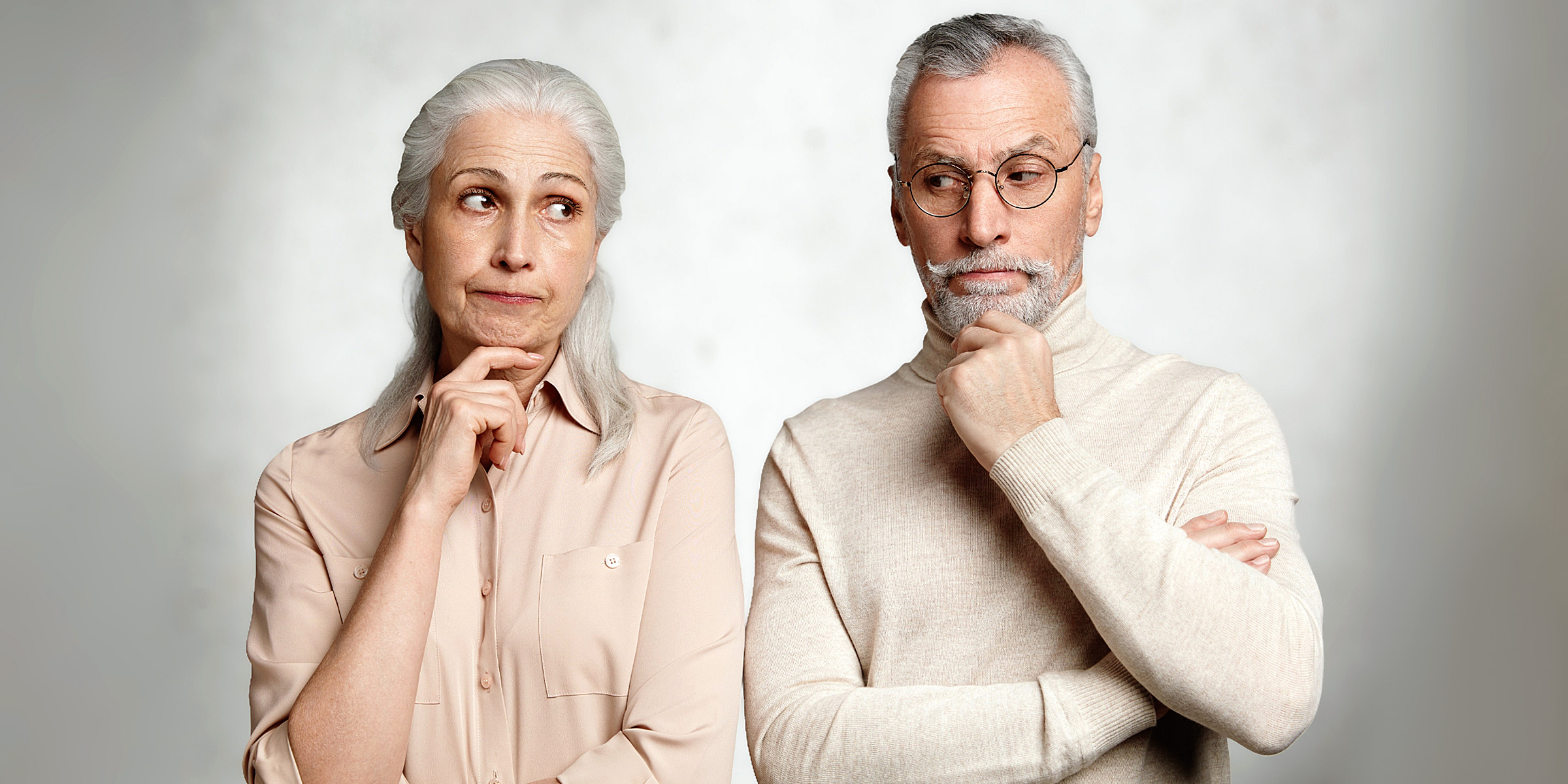 A man and woman with cunning expression | Source: Shutterstock