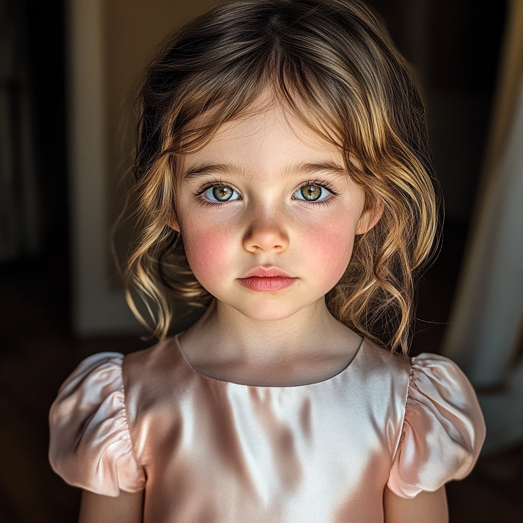 A flower girl wearing a pink dress | Source: Midjourney