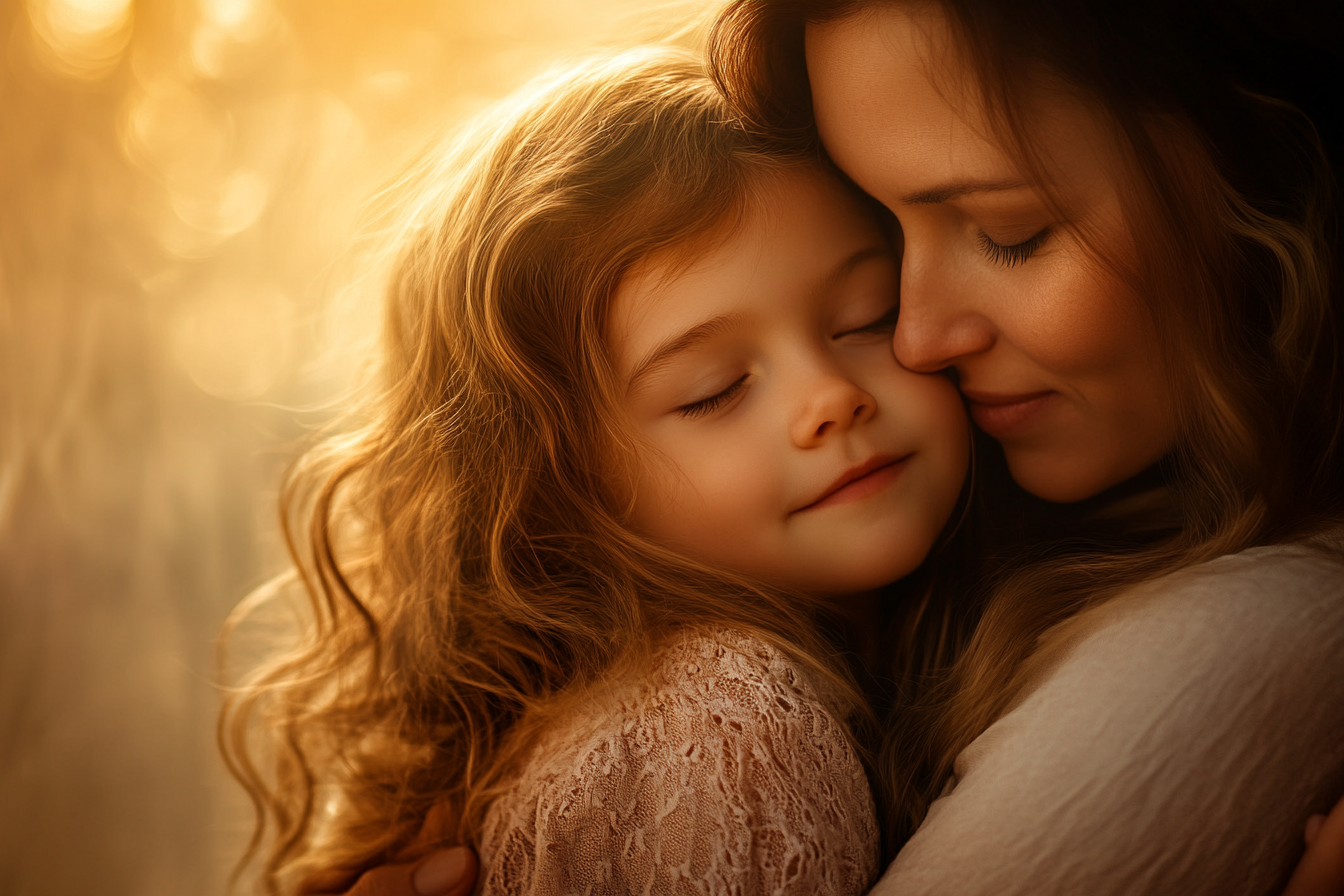 A mother and daughter embracing each other | Source: Midjourney