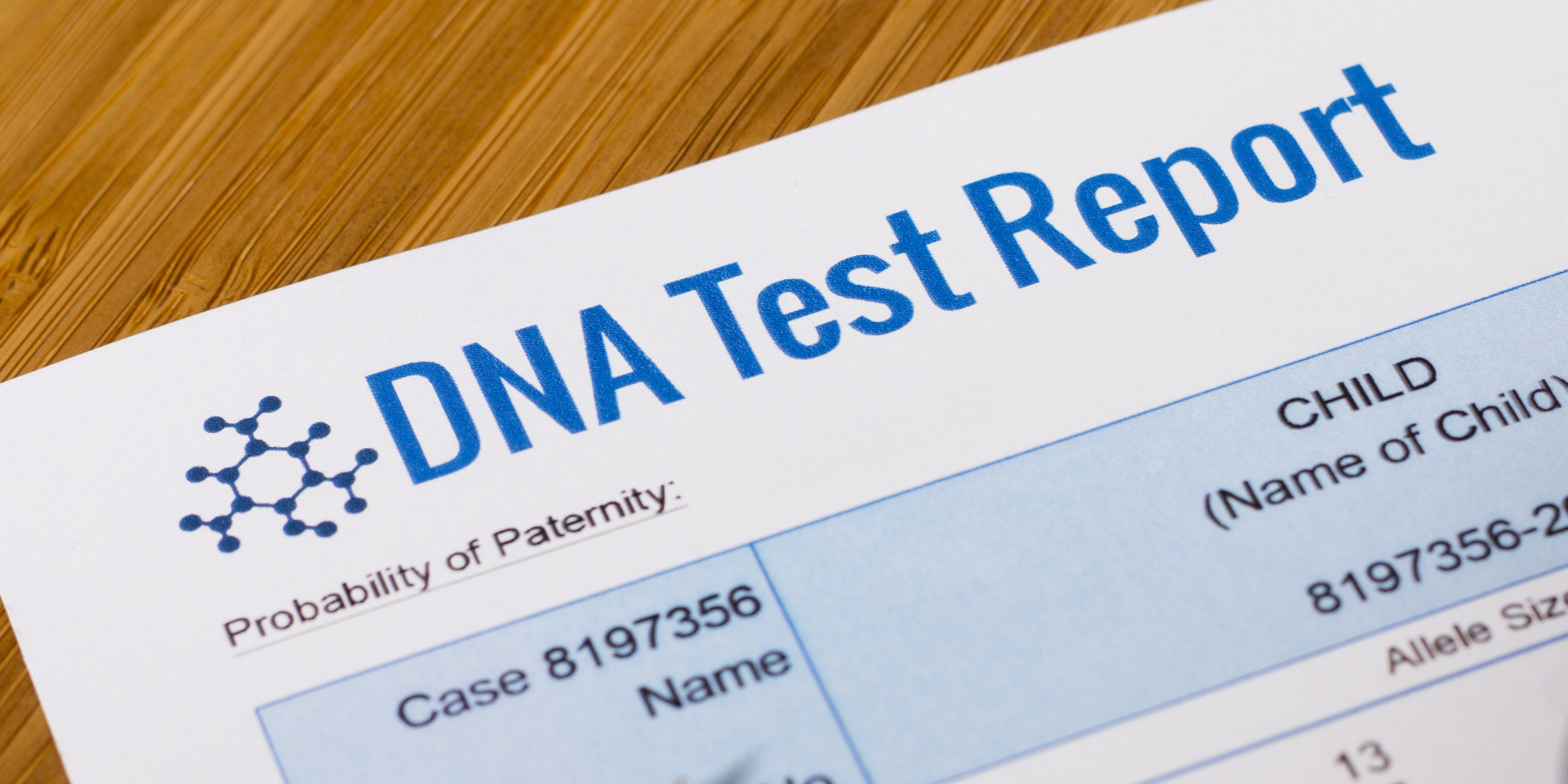 A DNA test report | Source: Shutterstock