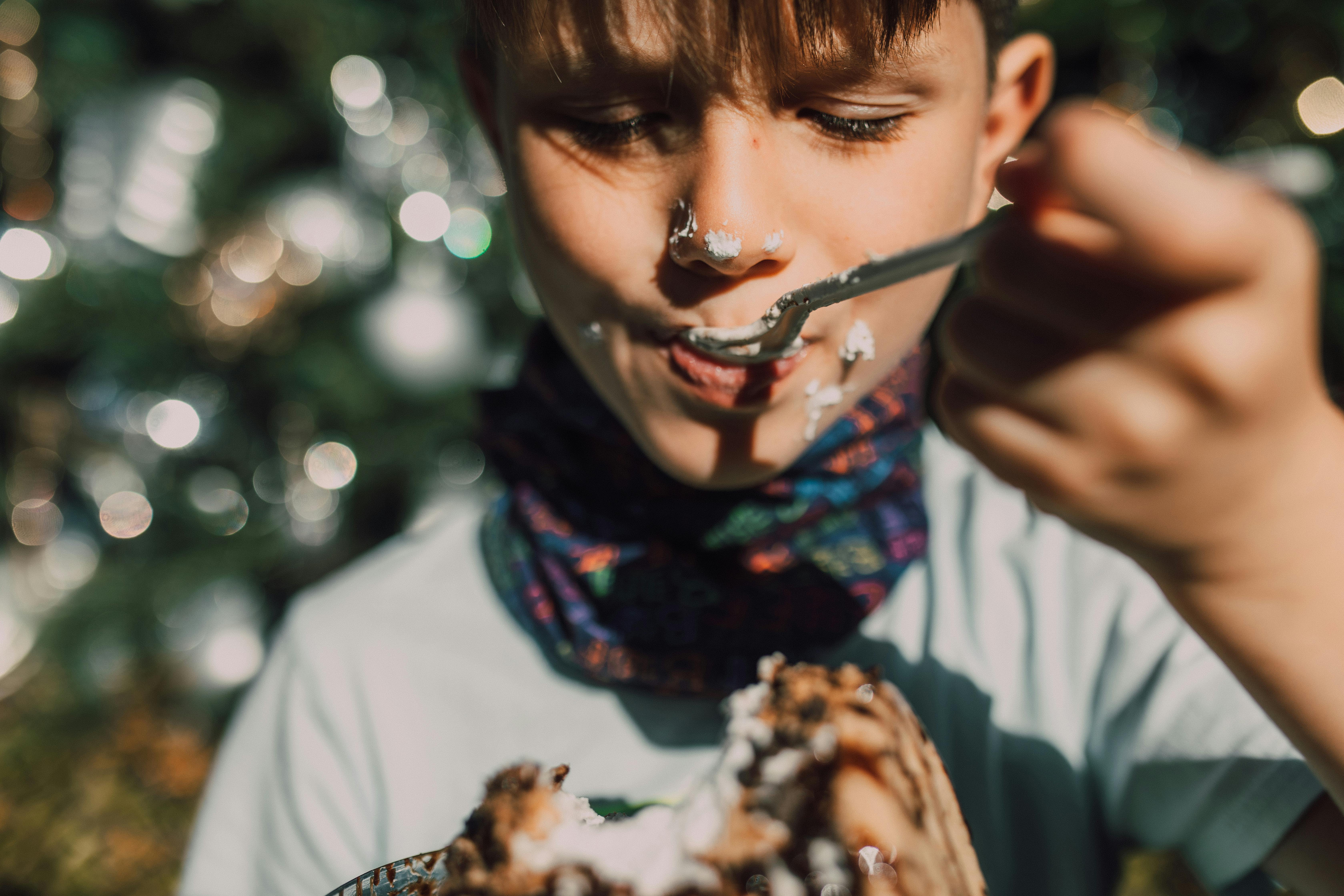 A child eating dessert | Source: Pexels