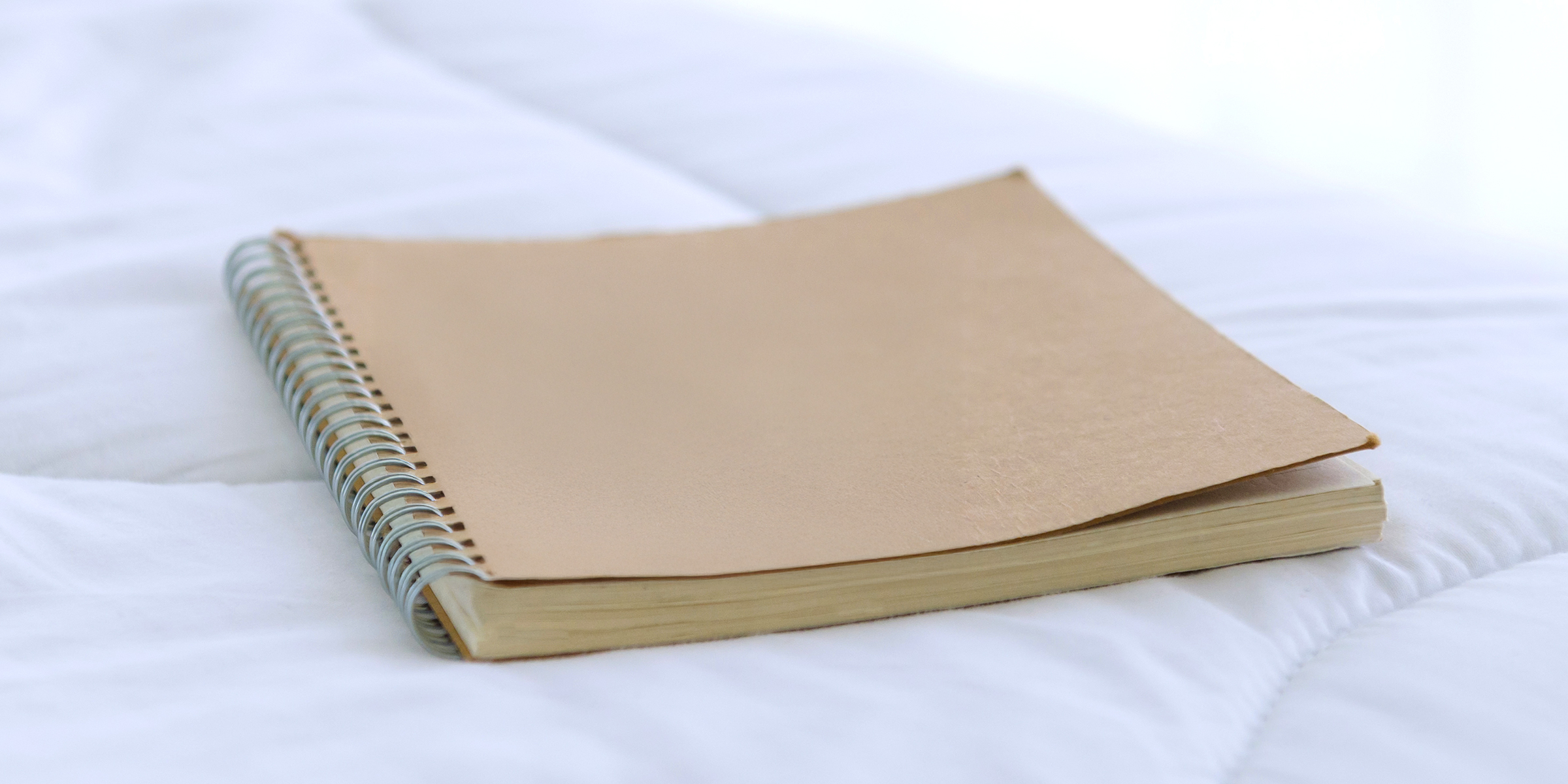A closed spiral-bound diary | Source: Shutterstock