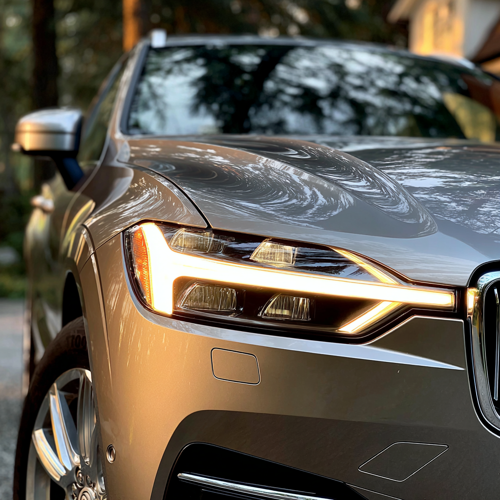 A car parked in a driveway | Source: Midjourney