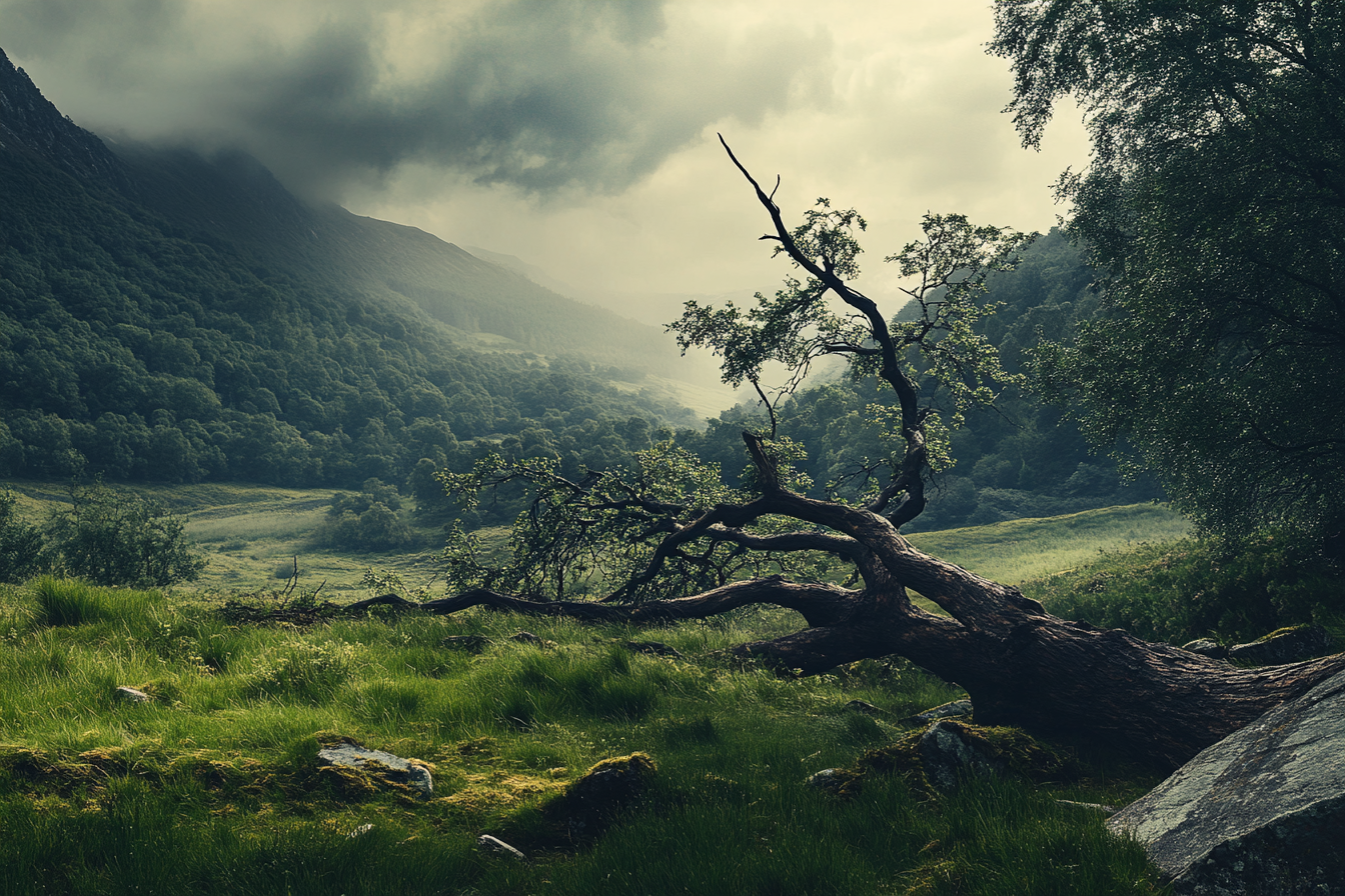 A fallen tree | Source: Midjourney