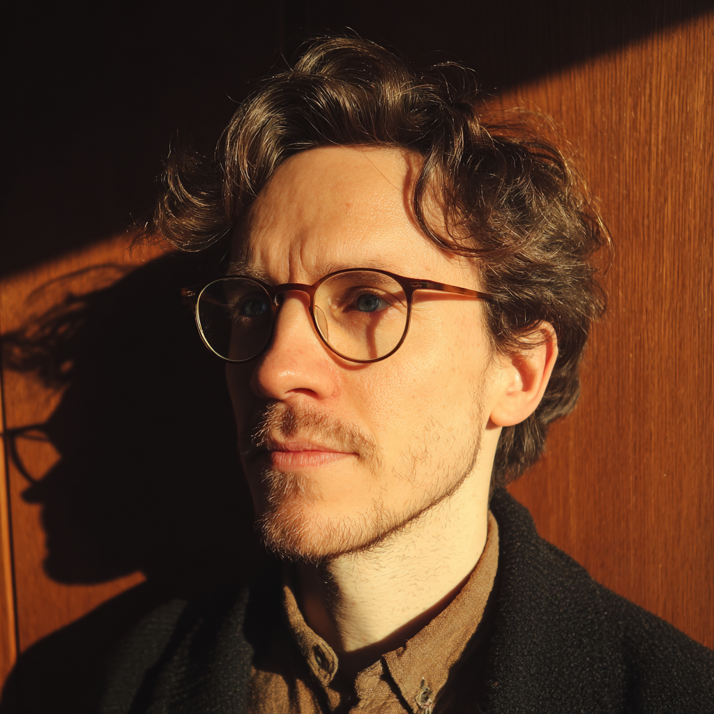 A close-up of a pensive man | Source: Midjourney