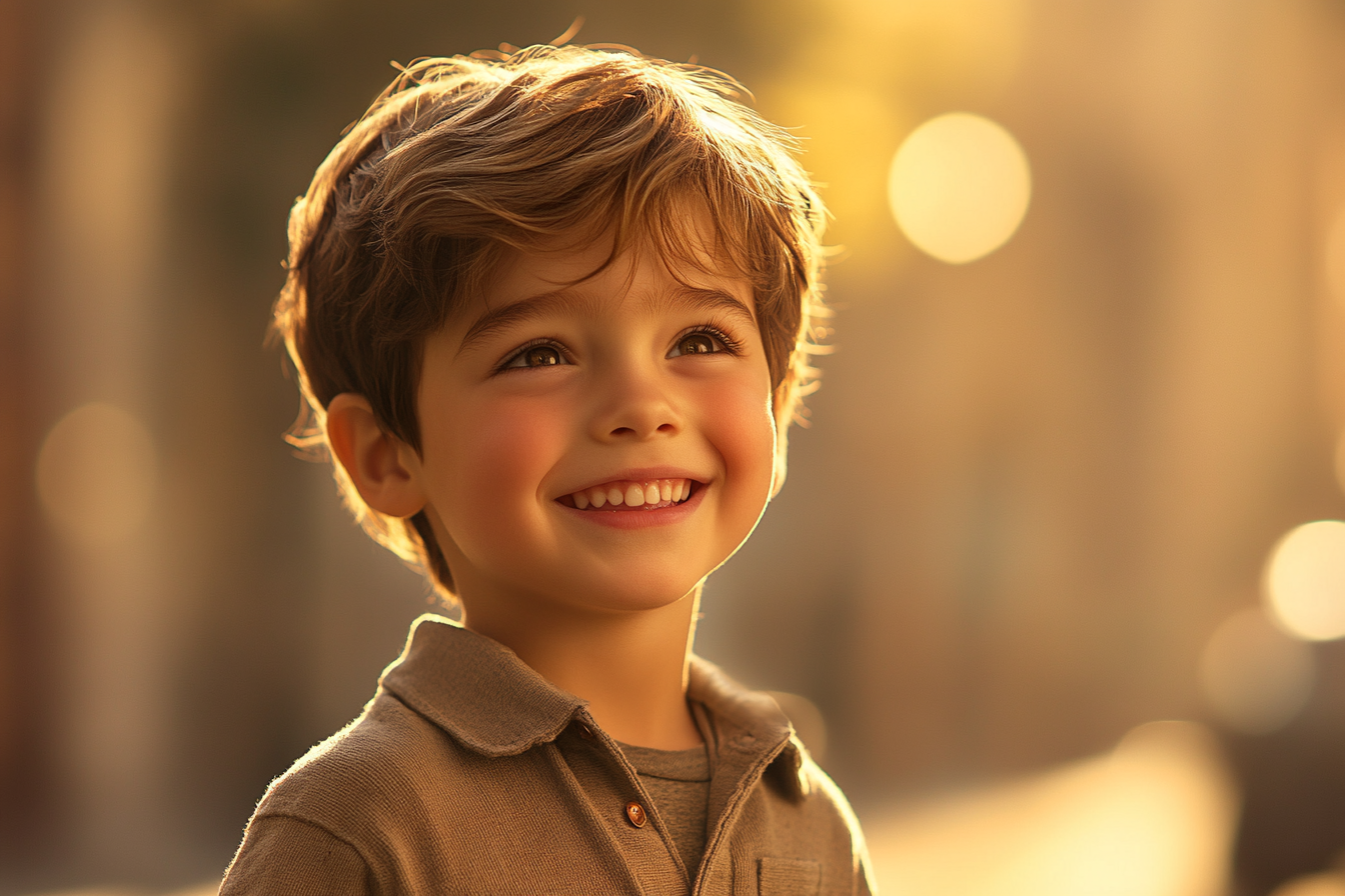 A little boy smiling | Source: Midjourney