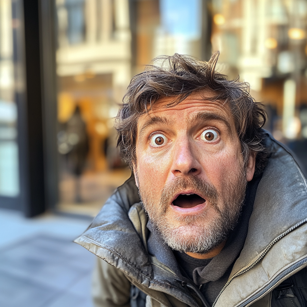 A shocked man | Source: Midjourney