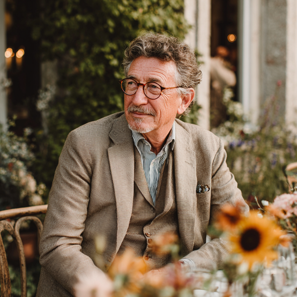 A man wearing a linen suit | Source: Midjourney