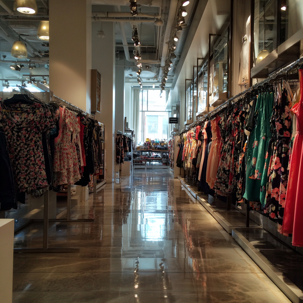 The interior of a department store | Source: Midjourney