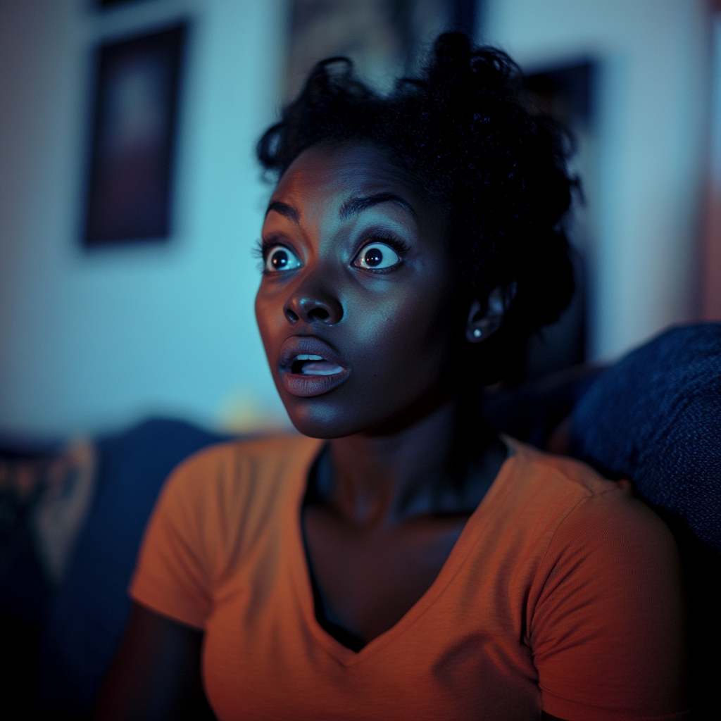 A shocked woman | Source: Midjourney