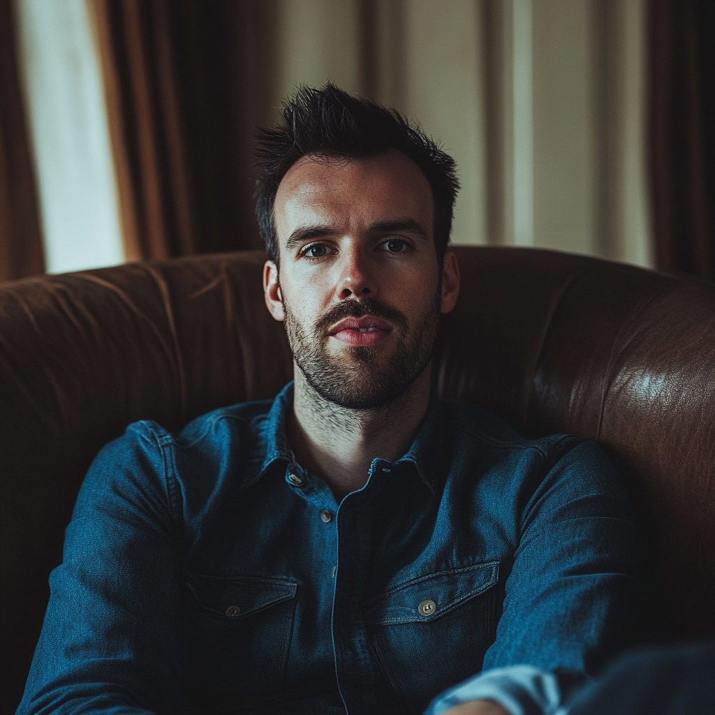 A serious man | Source: Midjourney