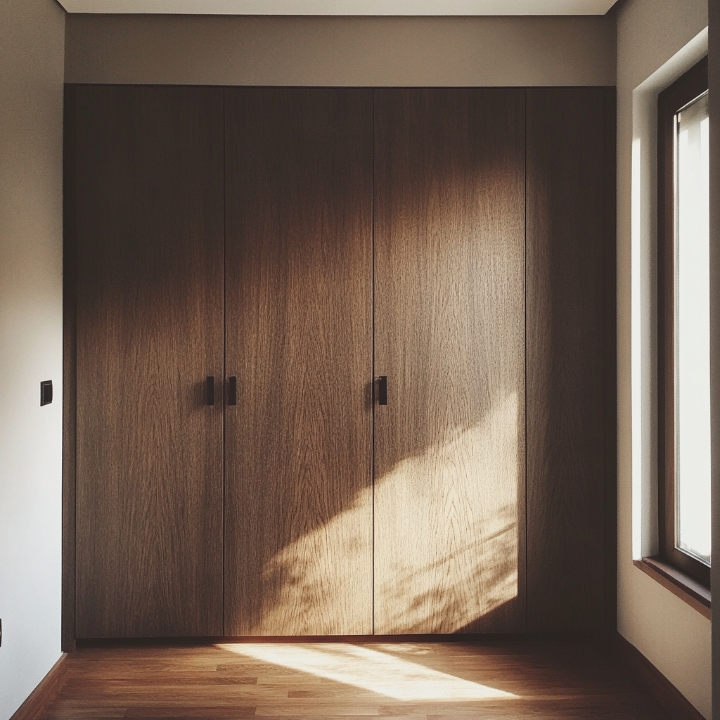 A closet in a bedroom | Source: Midjourney