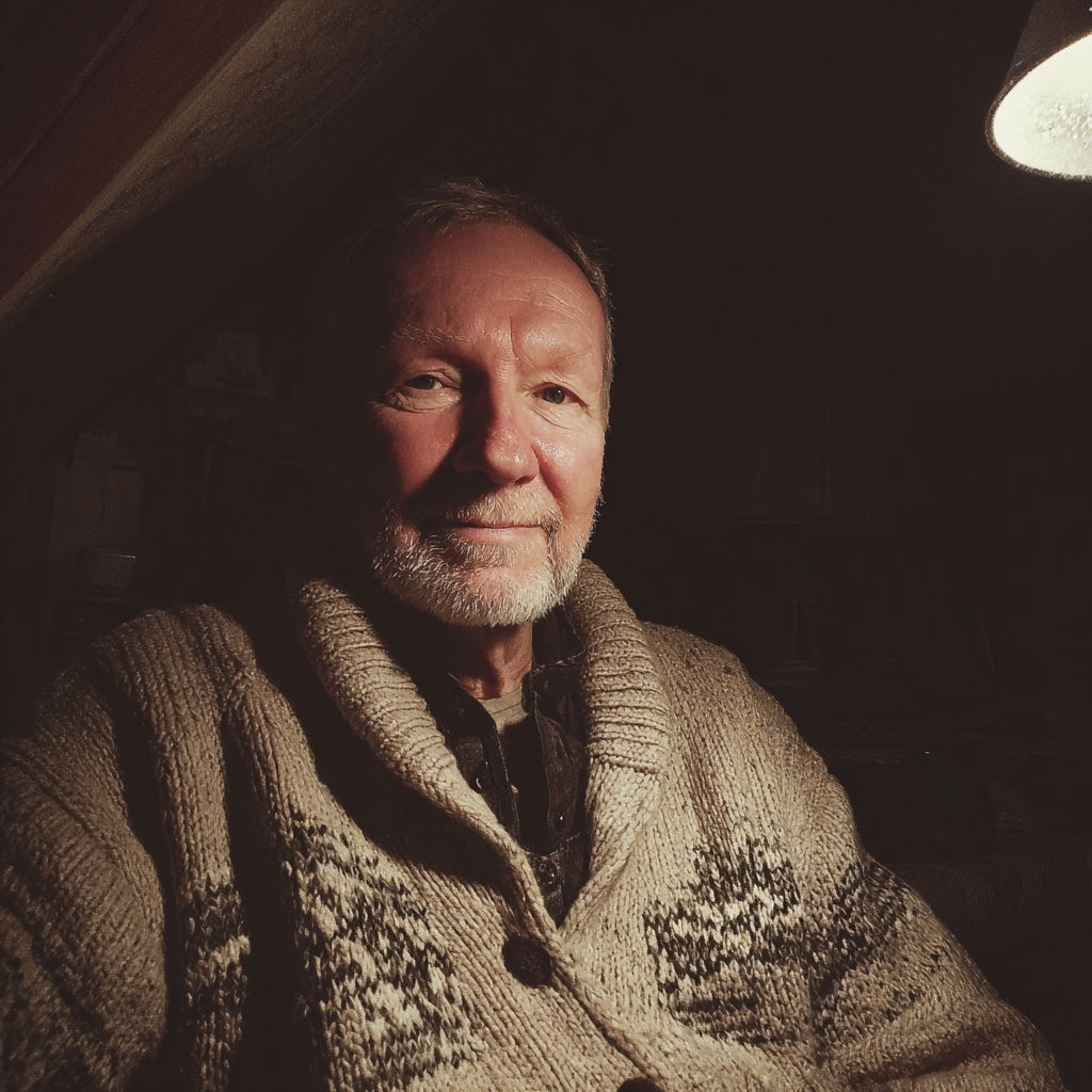 A smiling older man | Source: Midjourney