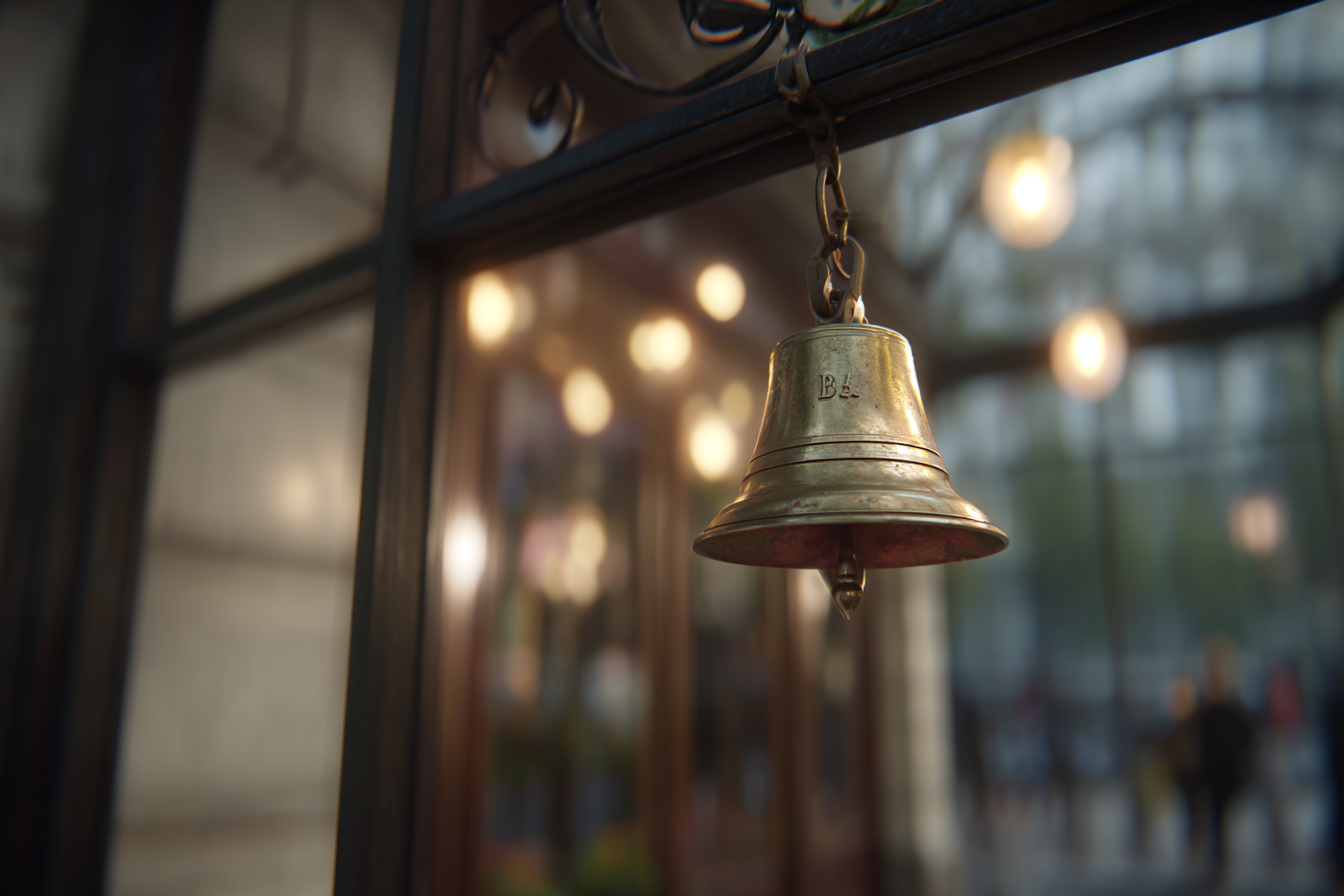 A bell above an entrance | Source: Midjourney