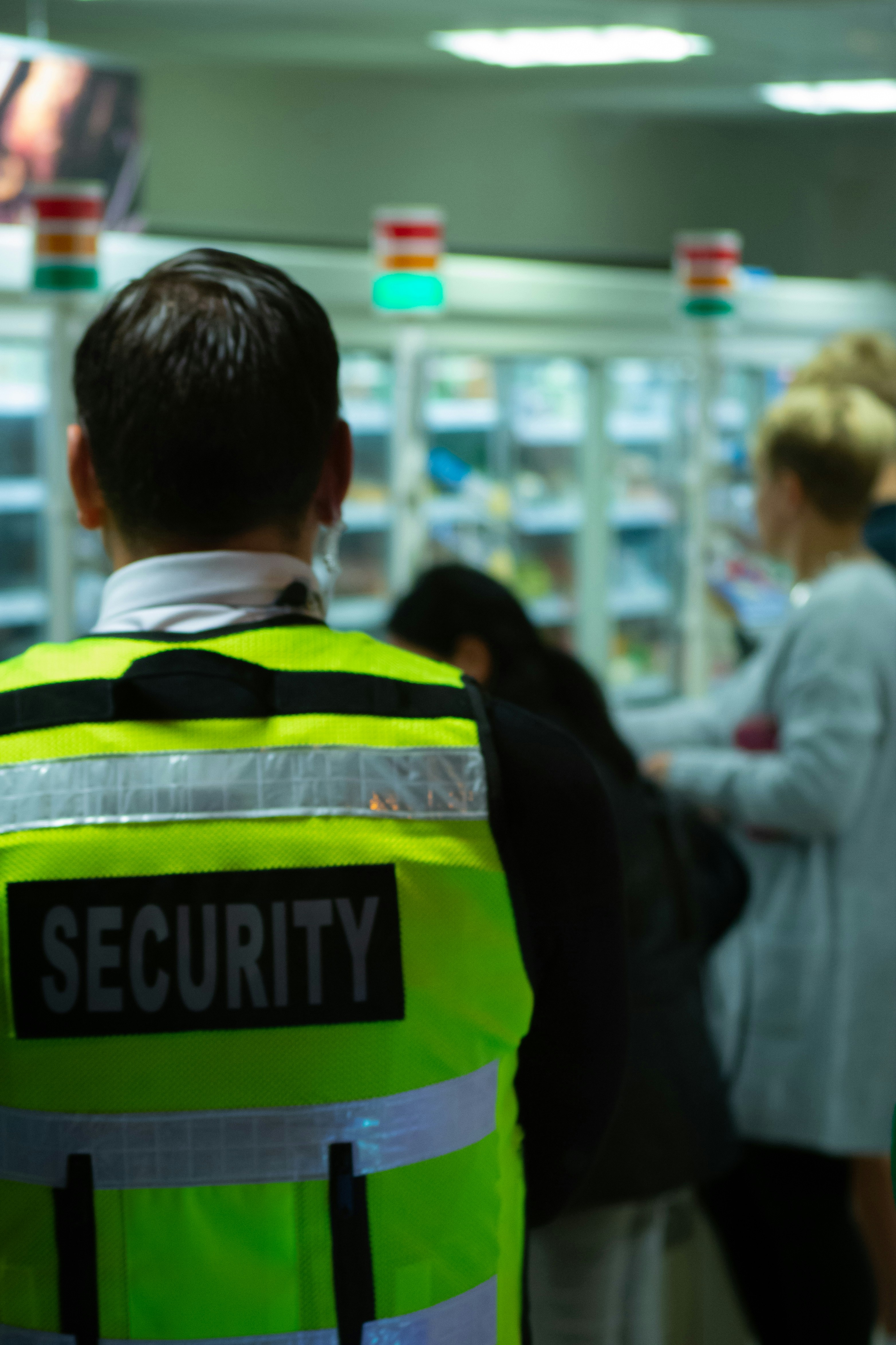 A man wearing a security jacket | Source: Unsplash
