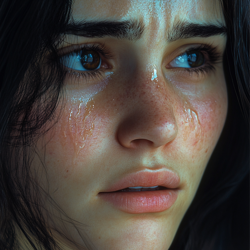 A crying woman | Source: Midjourney