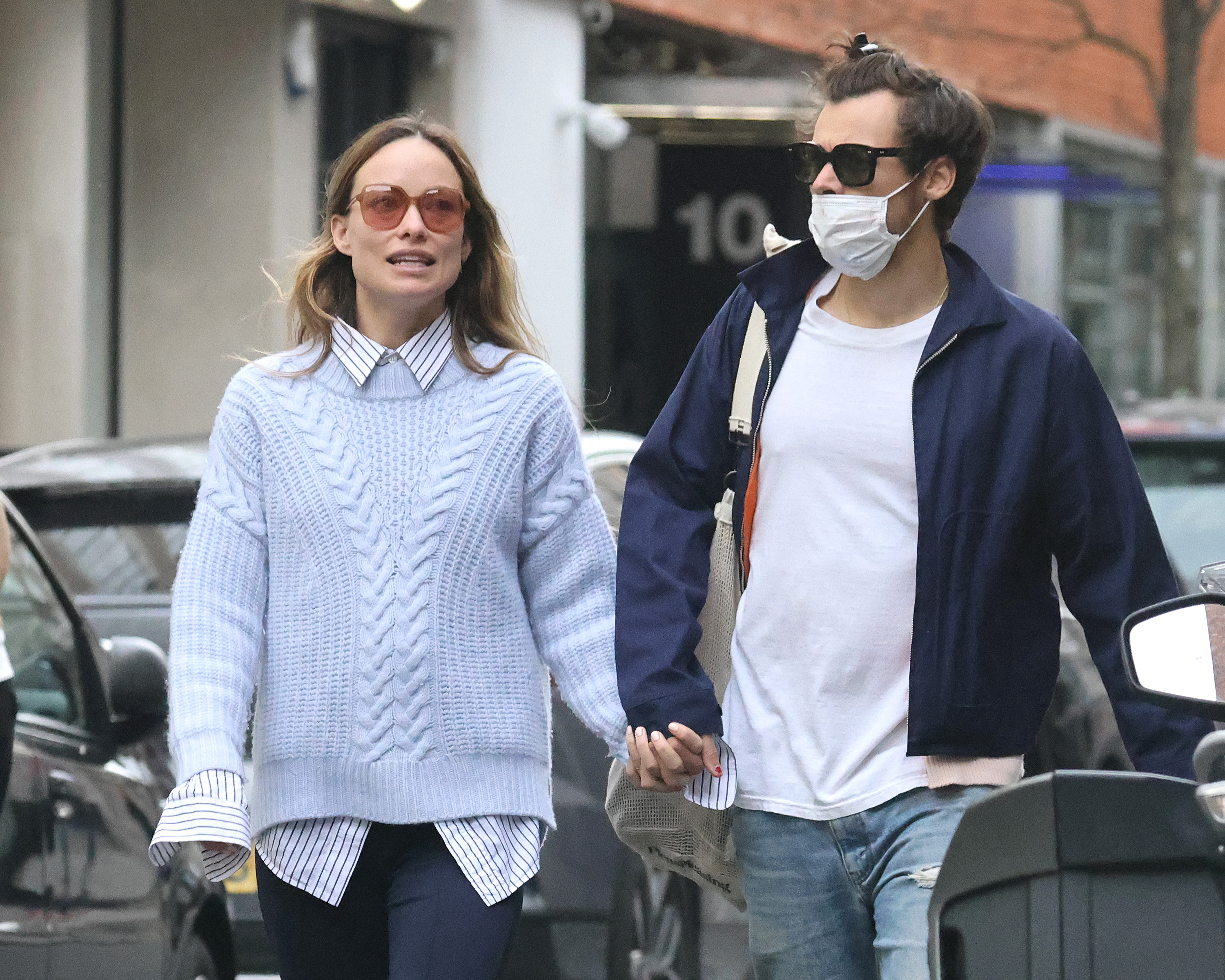 Harry Styles and Olivia Wilde are seen in Soho on March 15, 2022 in London, England. | Source: Getty Images