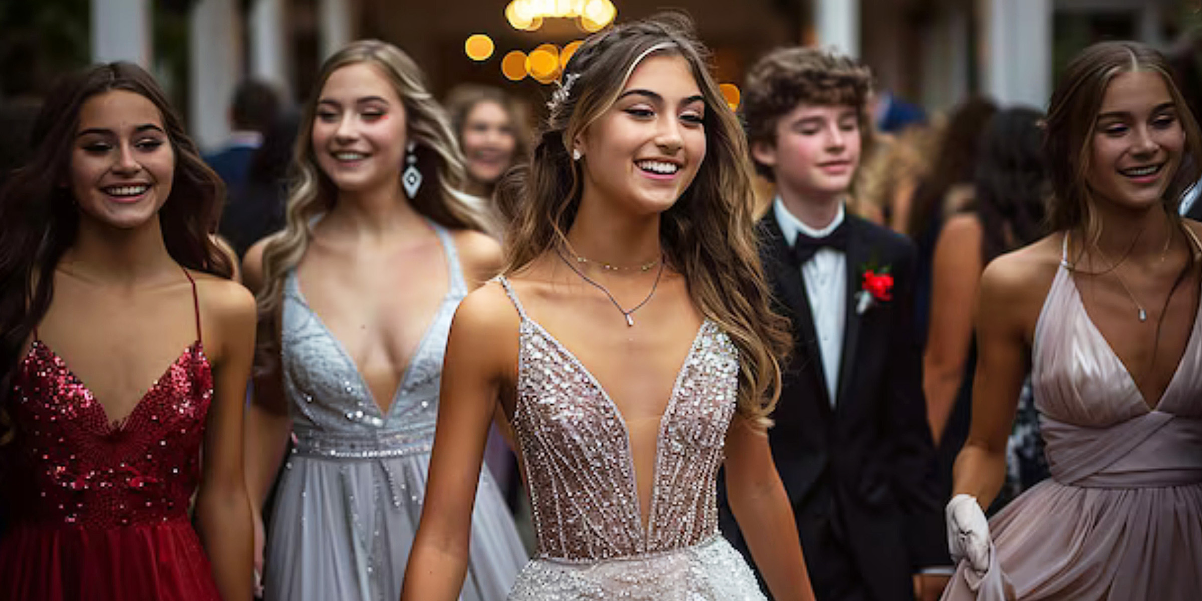 Young boys and girls at a prom | Source: Freepik