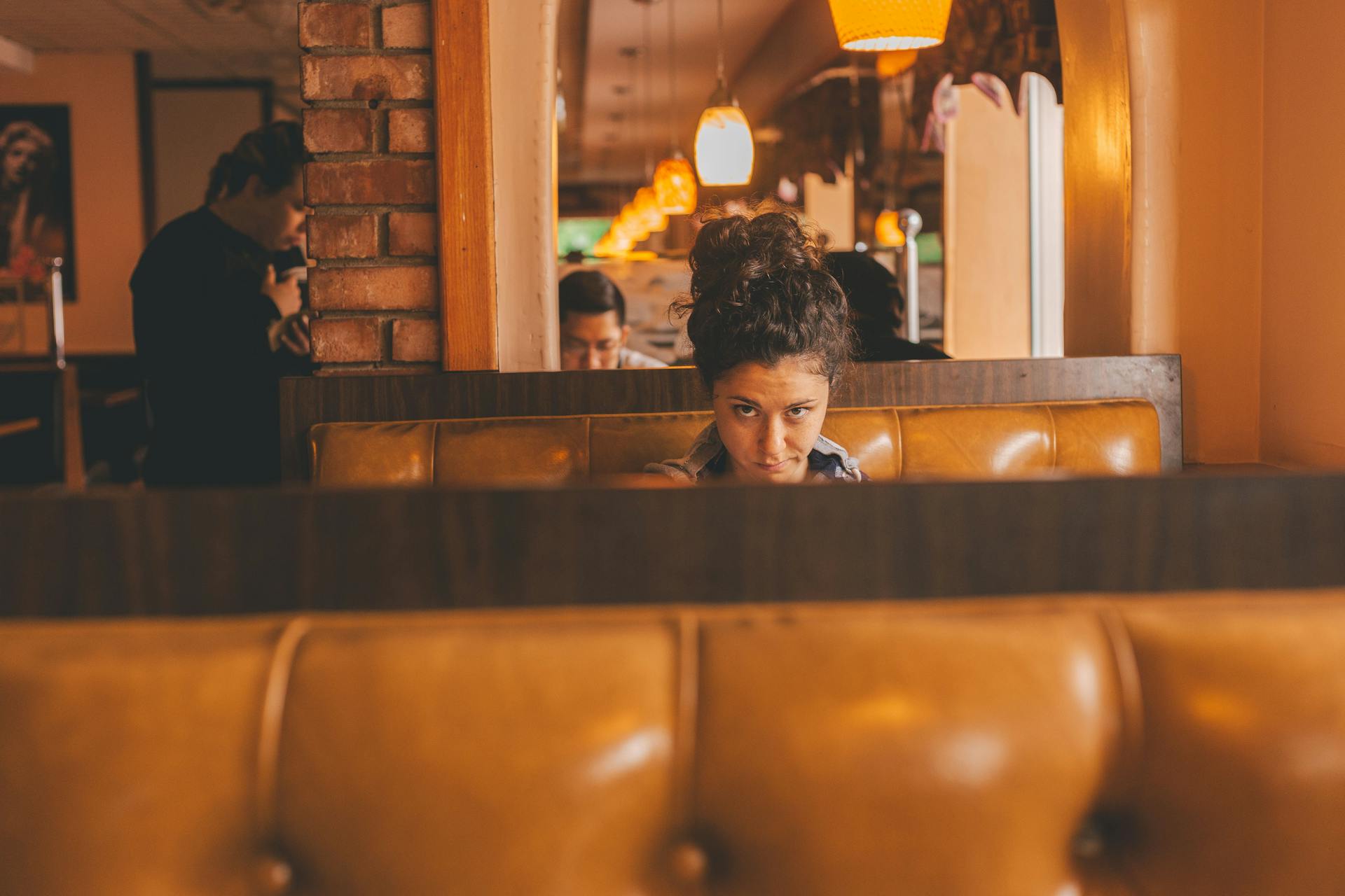 A woman in a diner | Source: Pexels