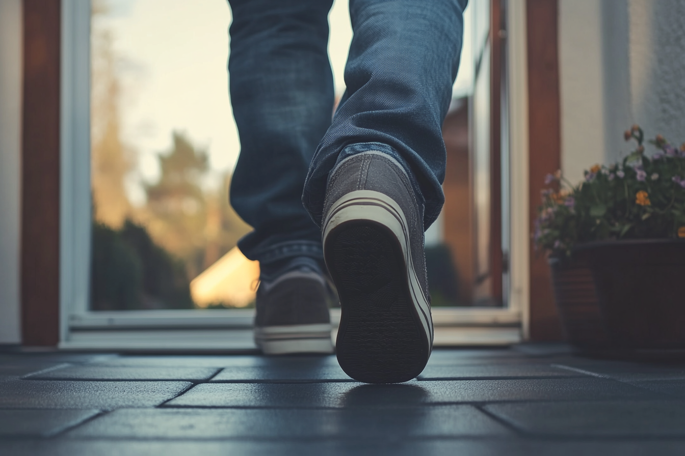 A man walking out | Source: Midjourney