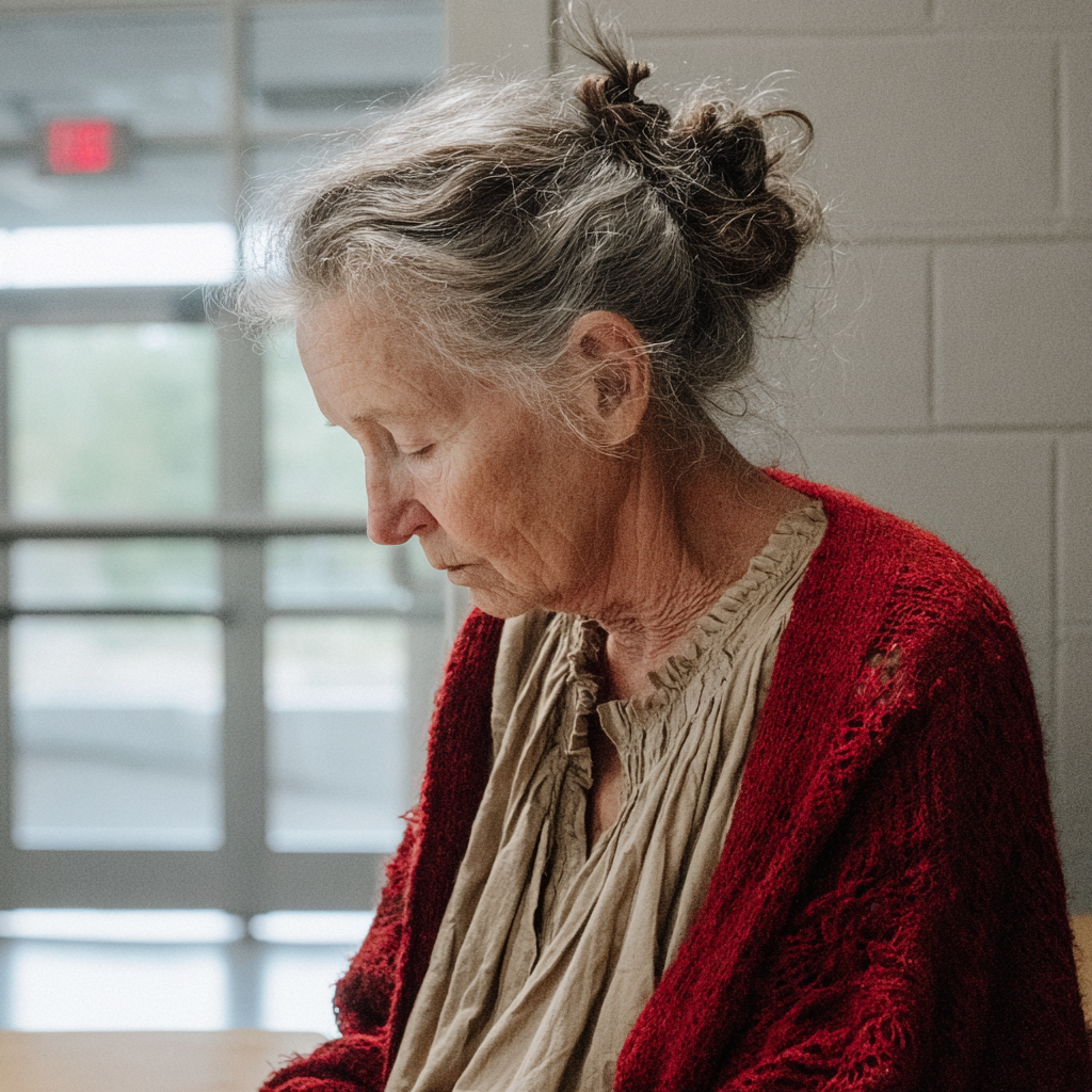 A close up of an old woman | Source: Midjourney