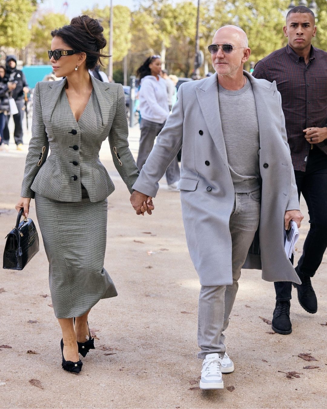 Jeff Bezos and Lauren Sánchez Bezos leaving The Ritz during the Womenswear Spring Summer 2026 as part of Paris Fashion Week on October 4, 2025, in Paris, France. | Source: Instagram/pagesix