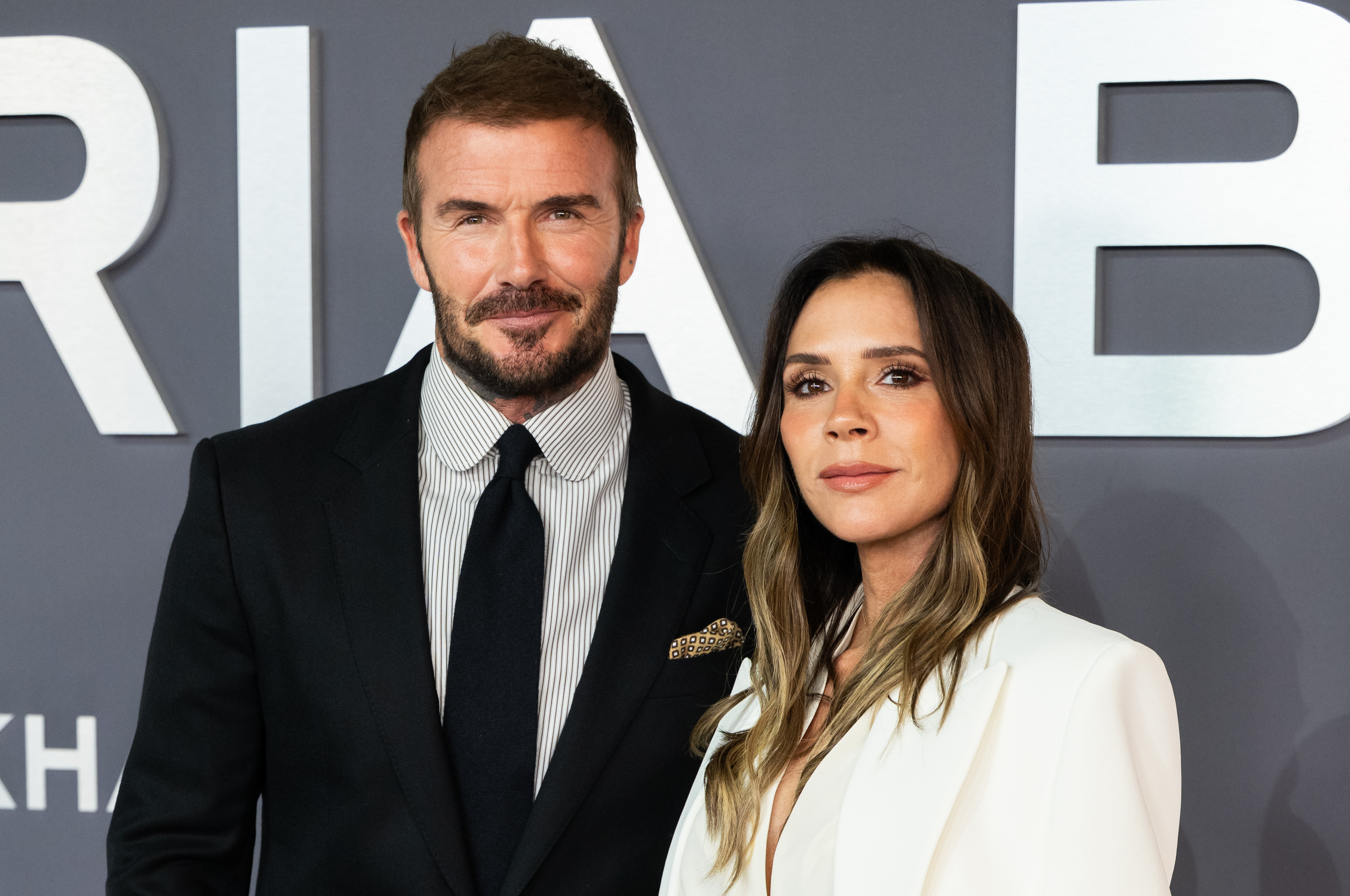 Victoria Beckham and David Beckham attended the "Victoria Beckham" World Premiere at the Curzon Mayfair on October 8, 2025, in London, England. | Source: Getty Images