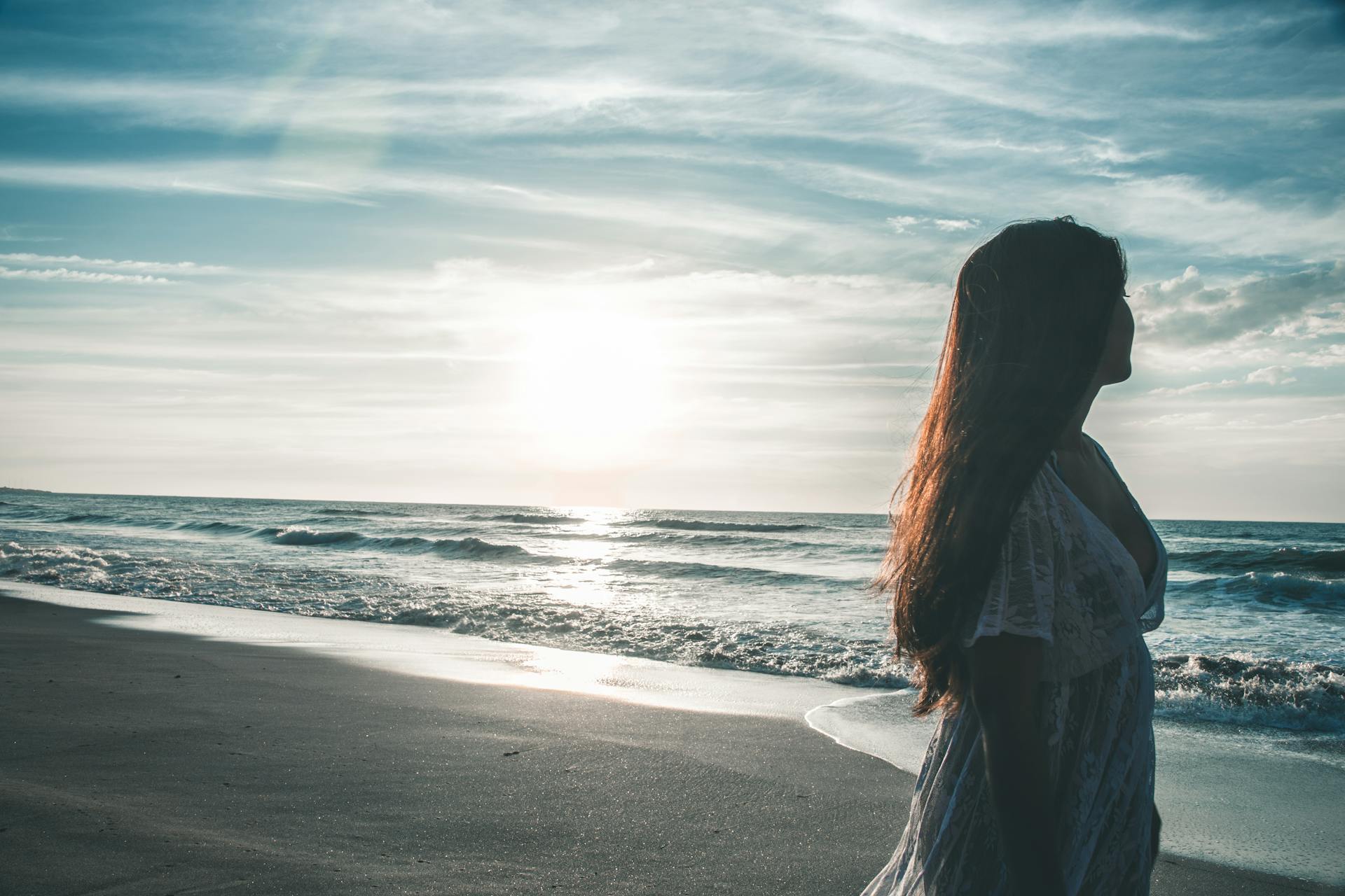 A woman on a beach | Source: Pexels