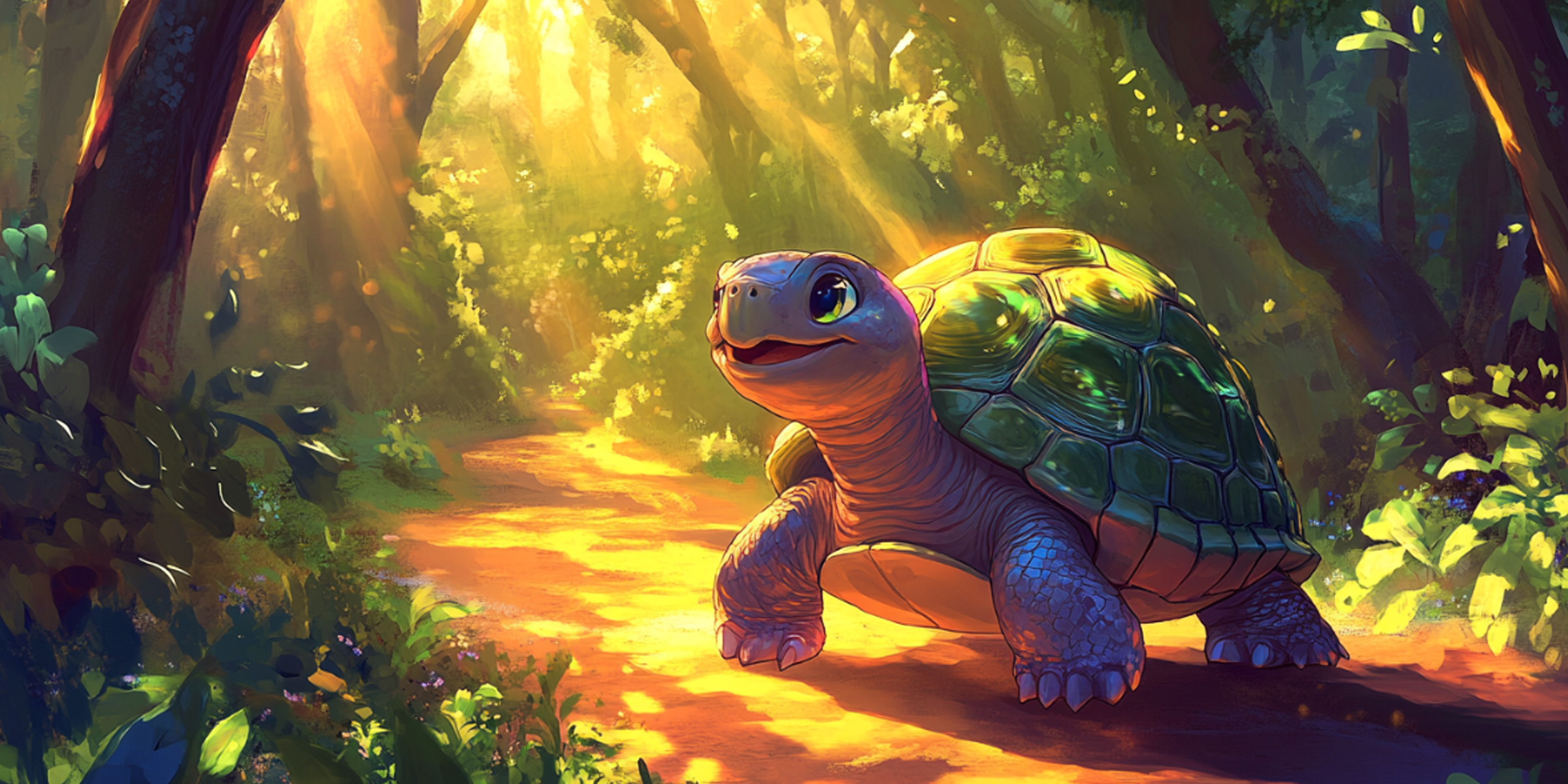 A smiling tortoise | Source: AmoMama