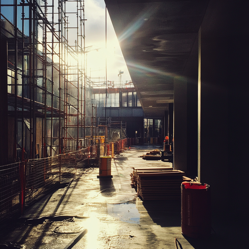 A construction site | Source: Midjourney