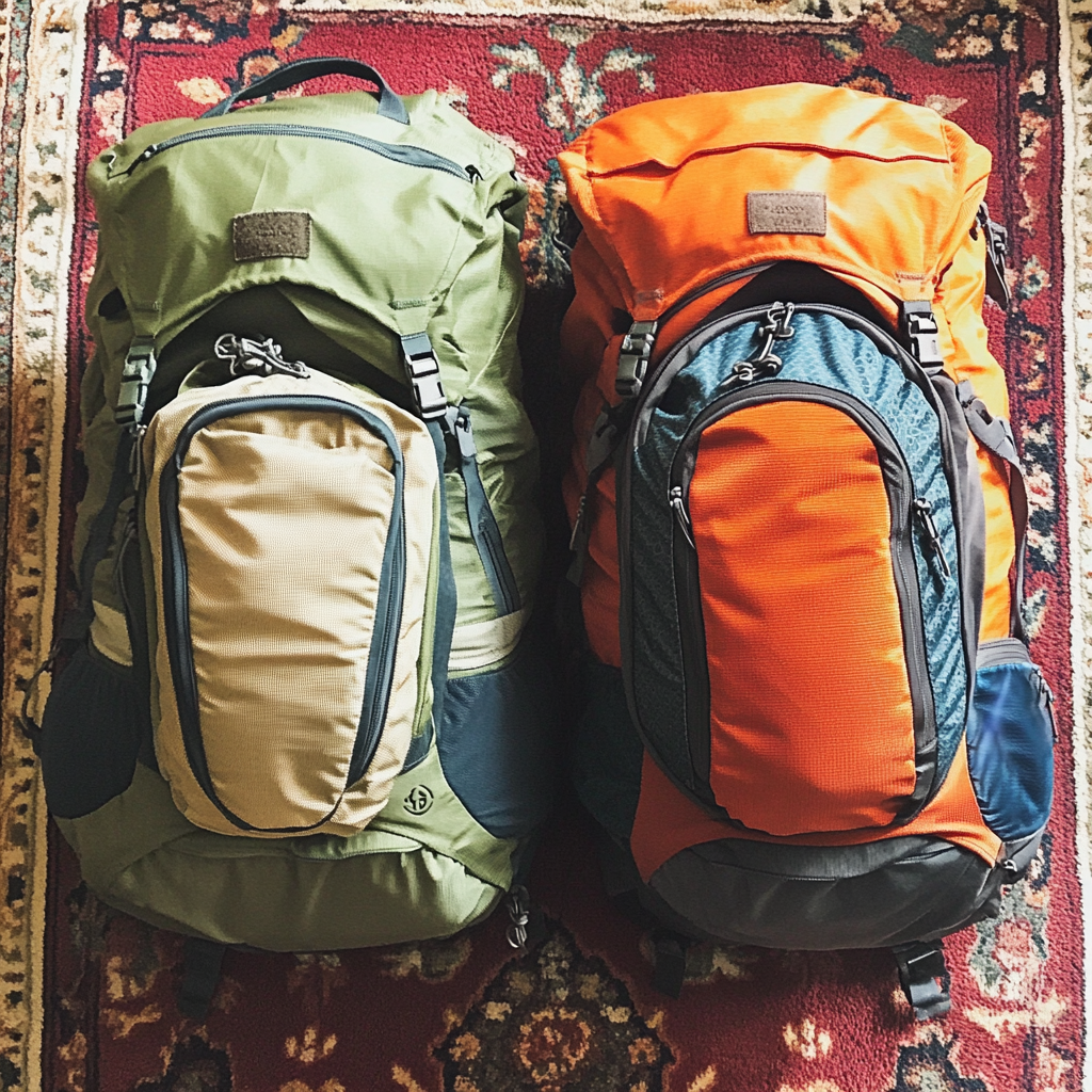 Packed bags on a carpet | Source: Midjourney