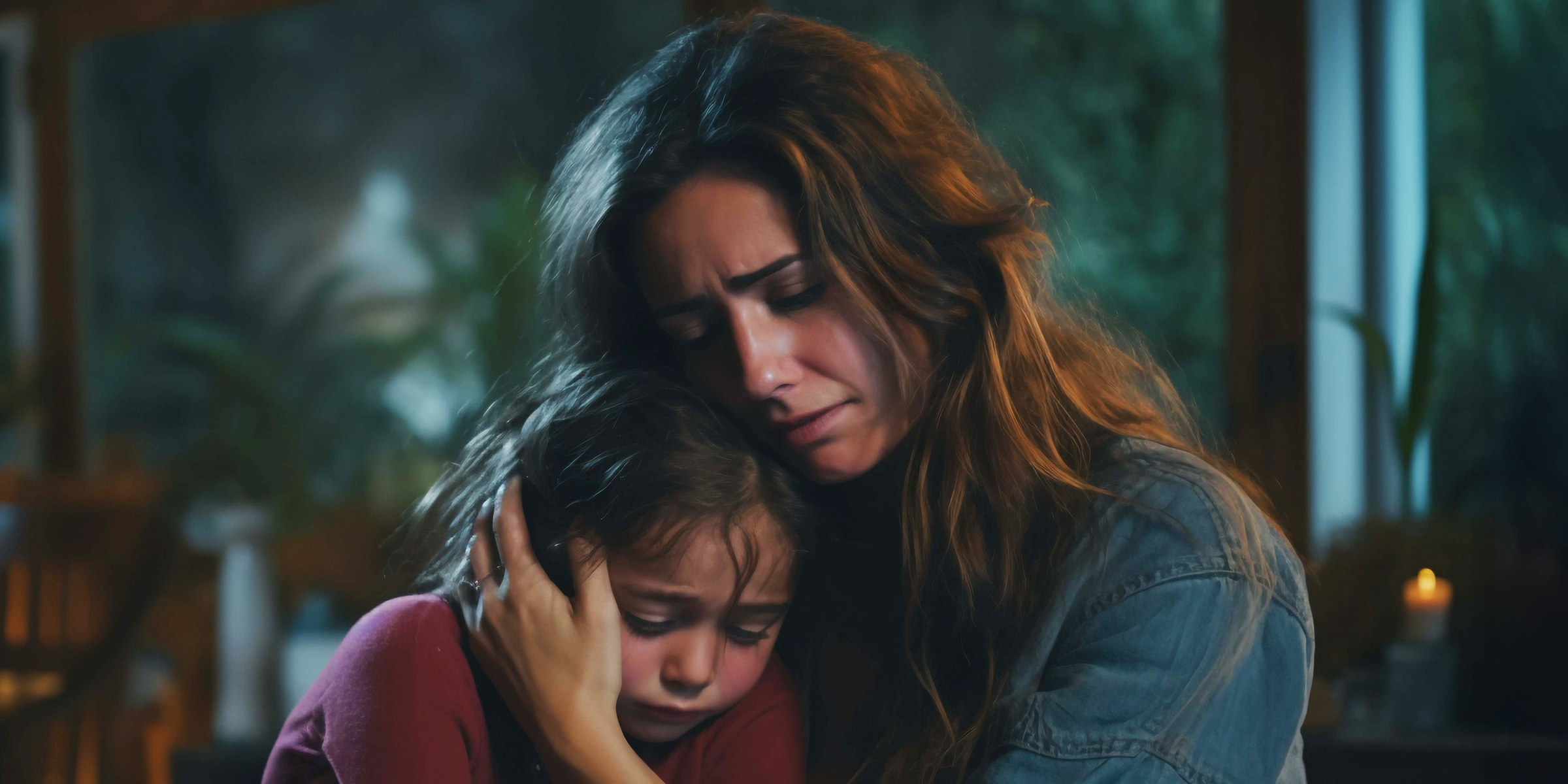 A woman comforts a crying child | Source: Freepik.com/freepik