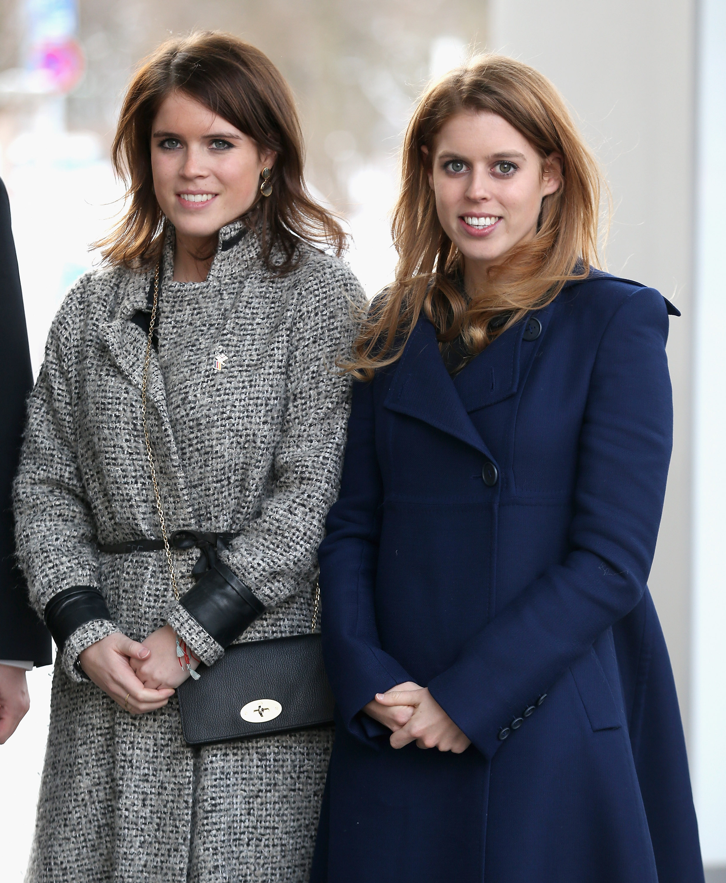 Princess Beatrice and Princess Eugenie of York during a visit to Hanover, Germany on January 18, 2023 | Source: Getty Images