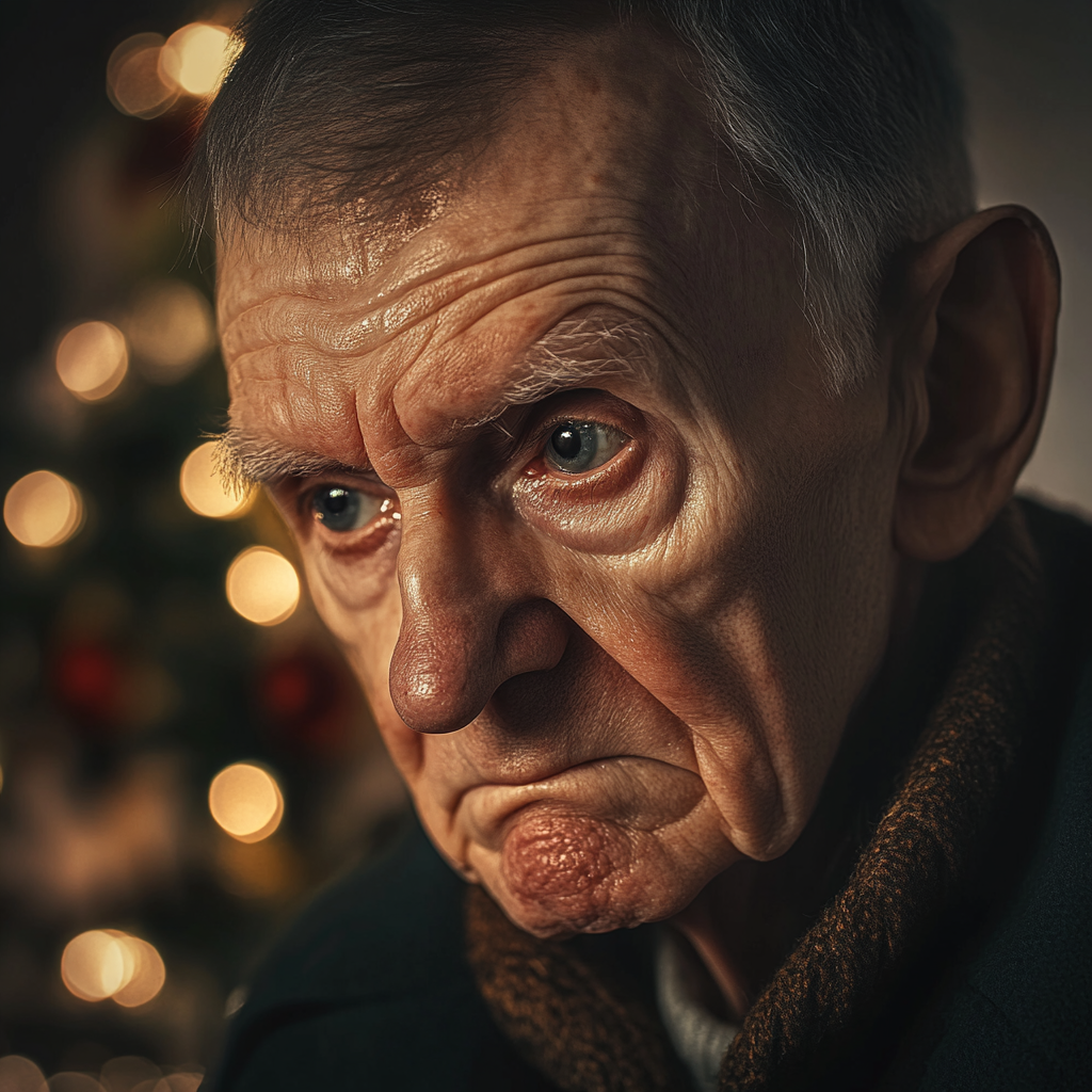 A heartbroken older man | Source: Midjourney