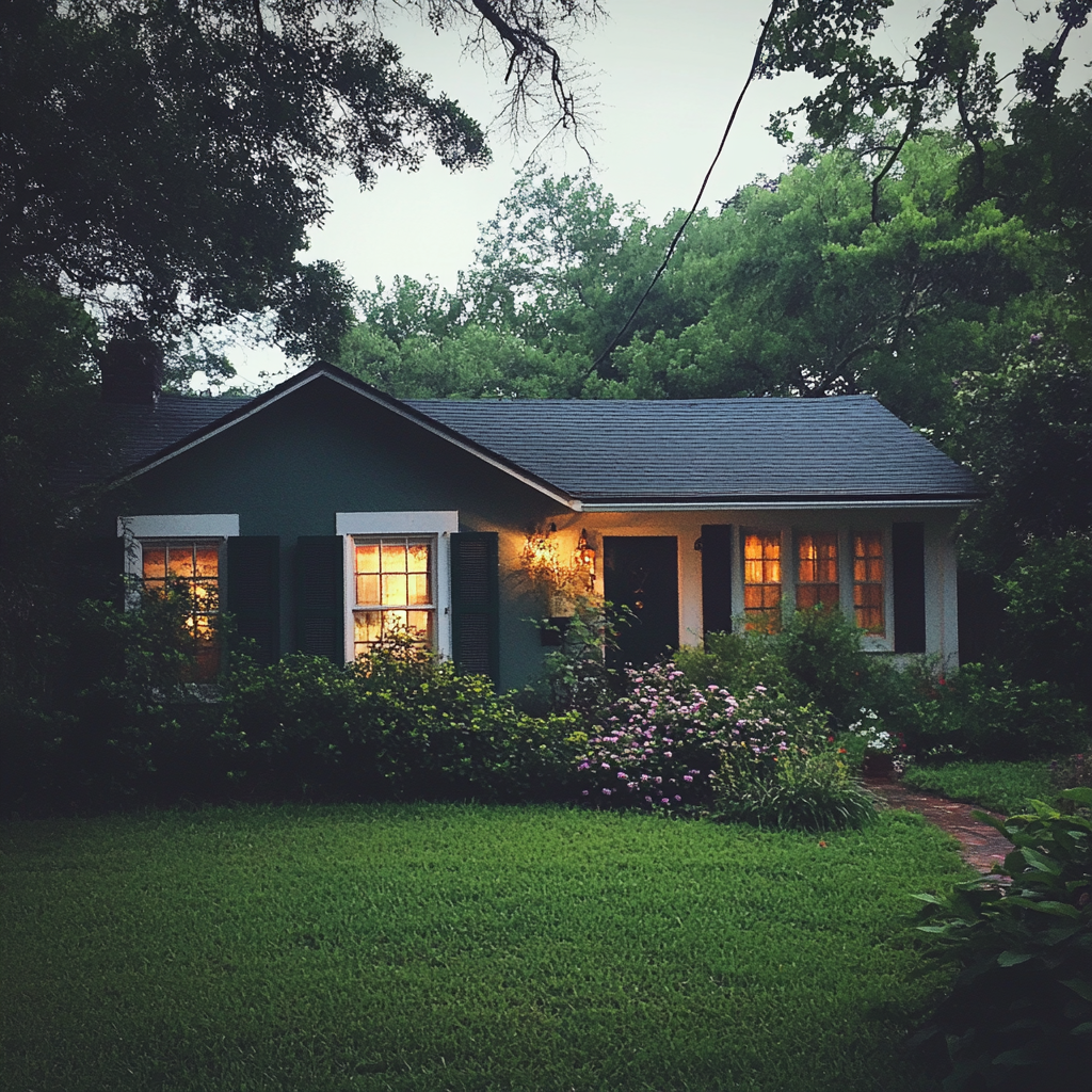 The exterior of a house | Source: Midjourney