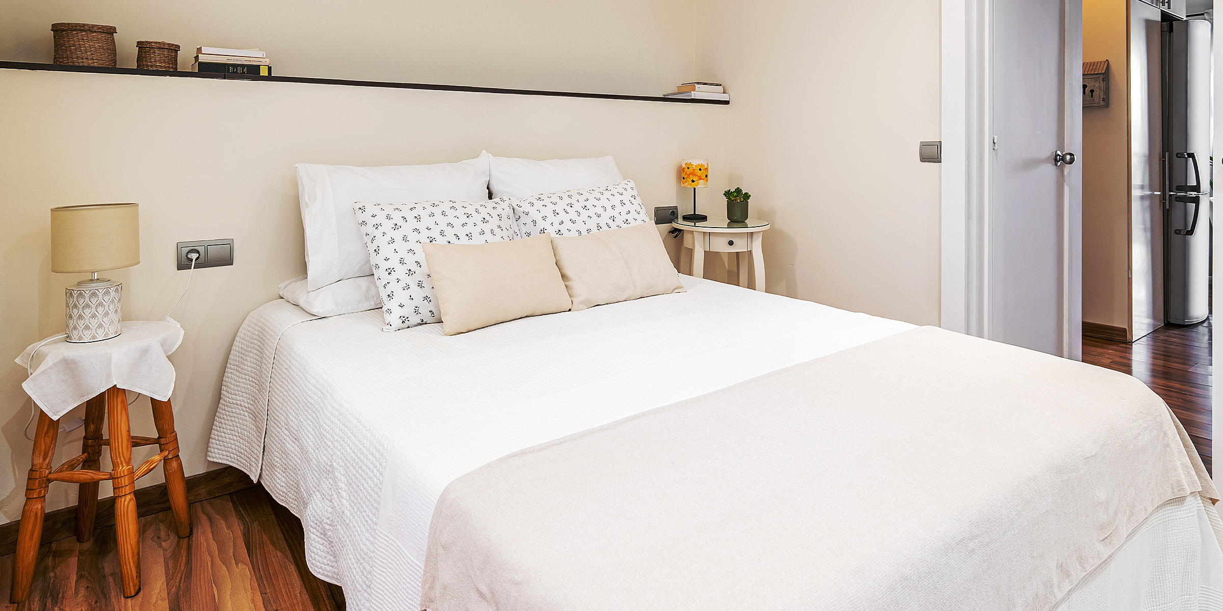 The interior of a small bedroom | Source: Shutterstock