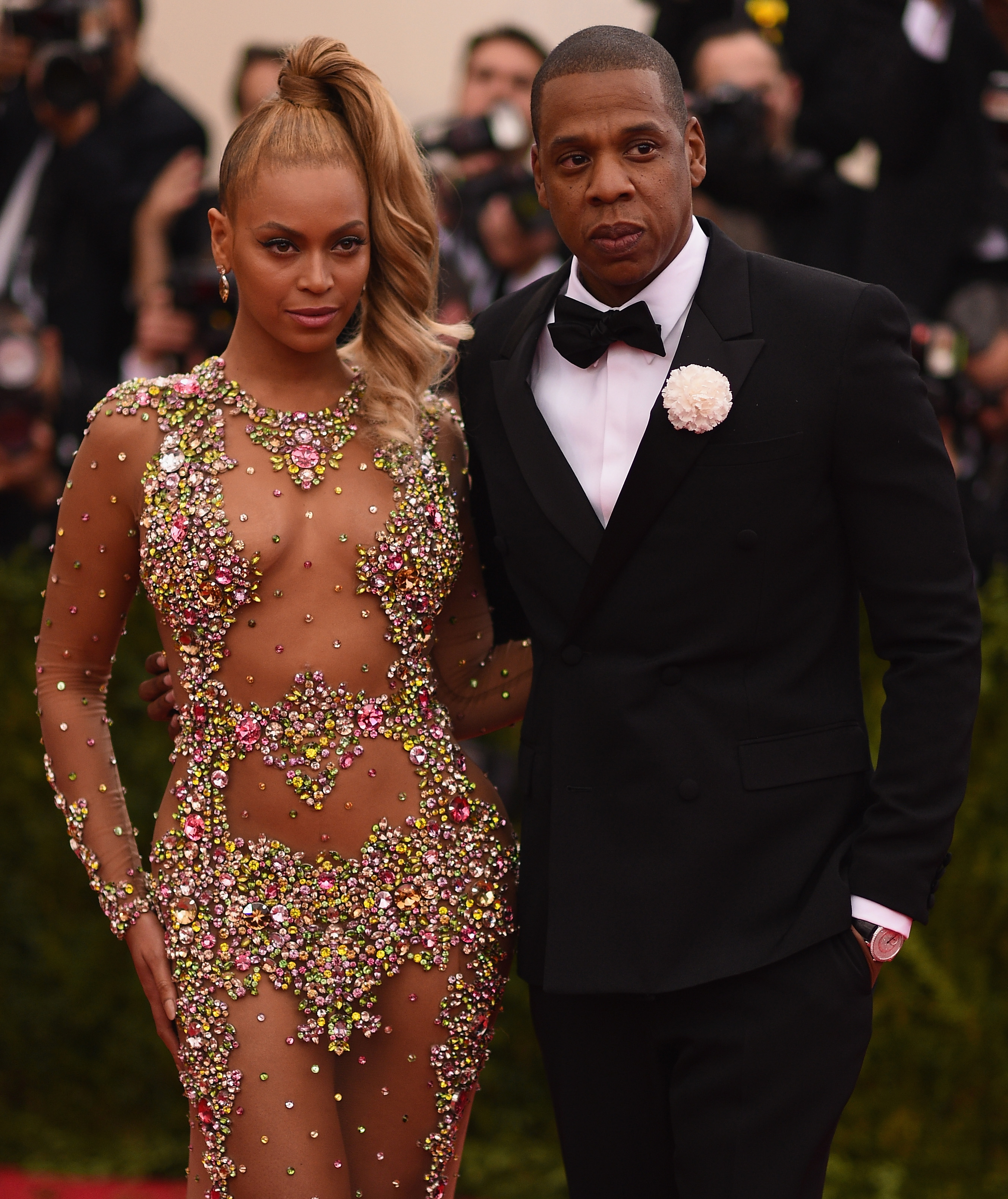 Beyoncé and Jay Z at the "China: Through The Looking Glass" Costume Institute Benefit Gala at the Metropolitan Museum of Art on May 4, 2015, in New York. | Source: Getty Images
