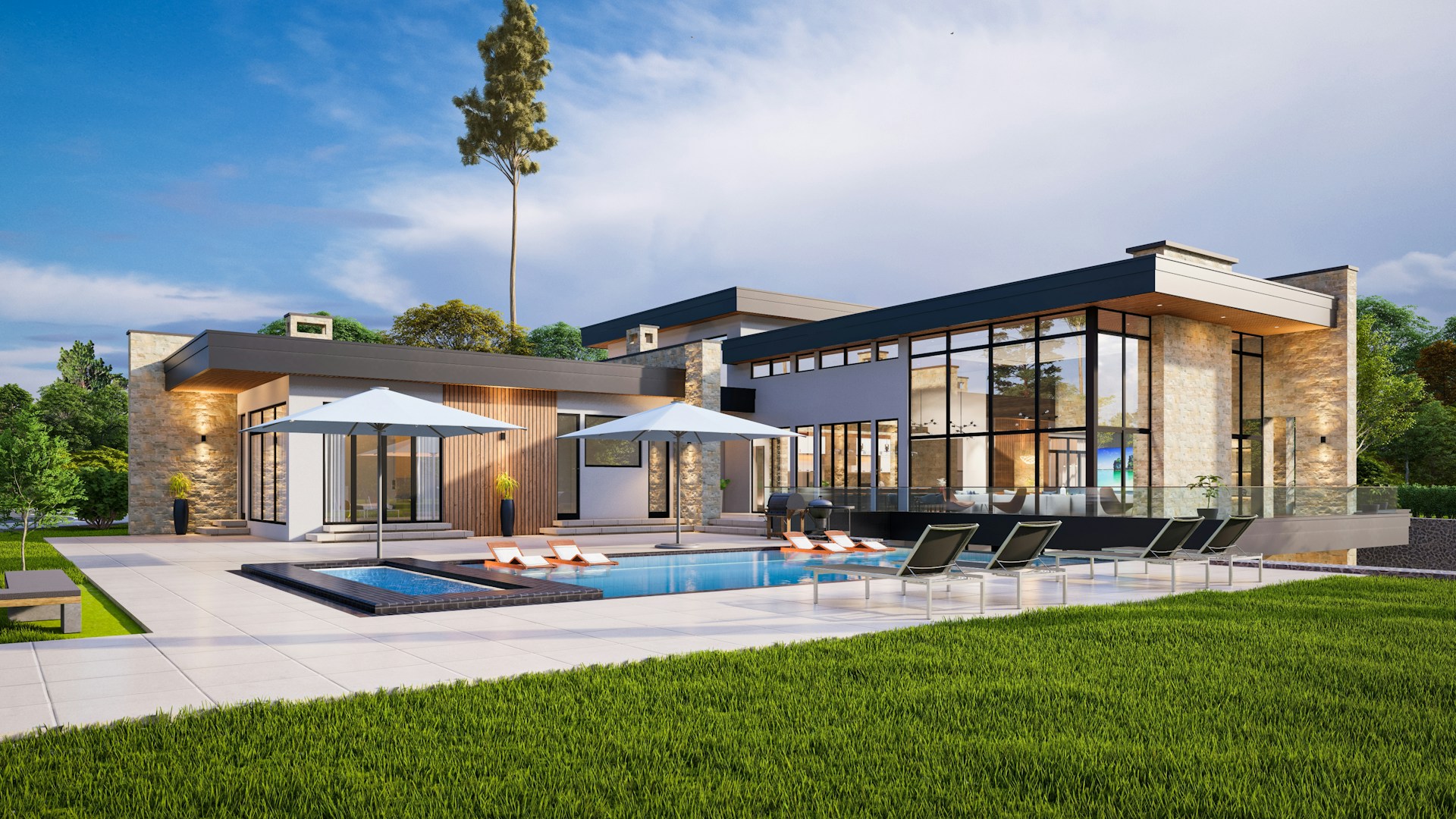 A luxury home with a pool | Source: Unsplash