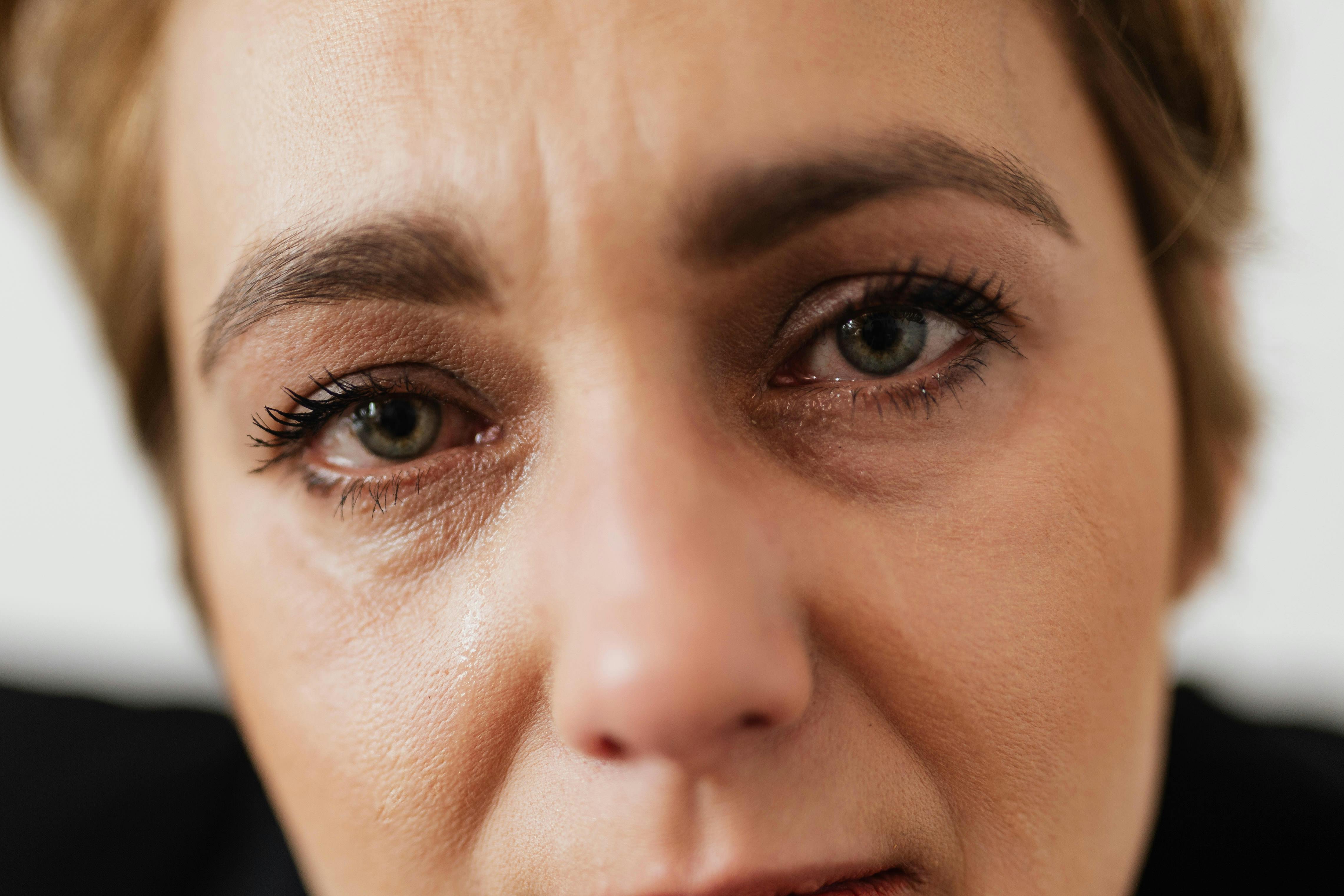 A close-up of a woman's teary eyes | Source: Pexels