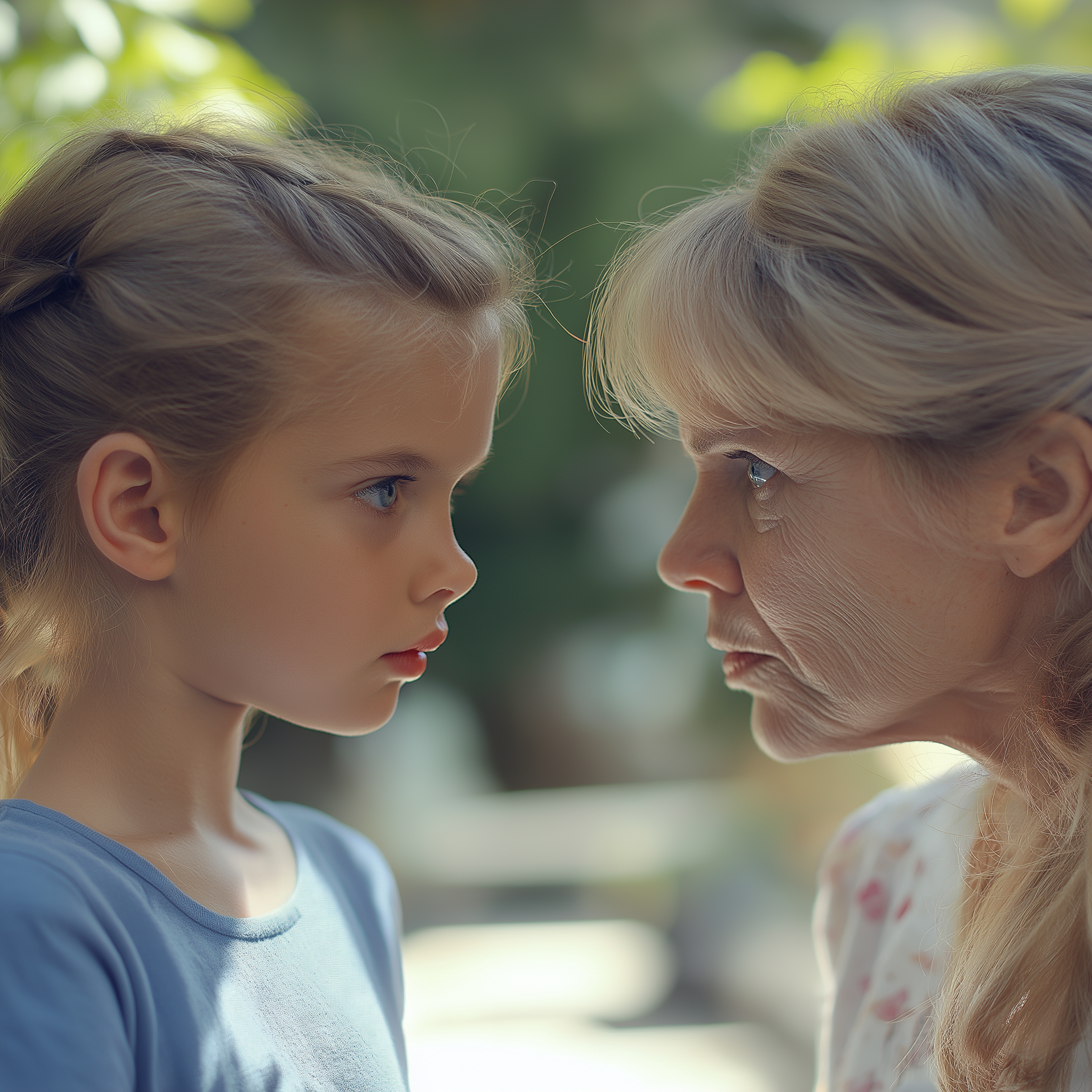 A woman angry at her daughter | Source: Midjourney