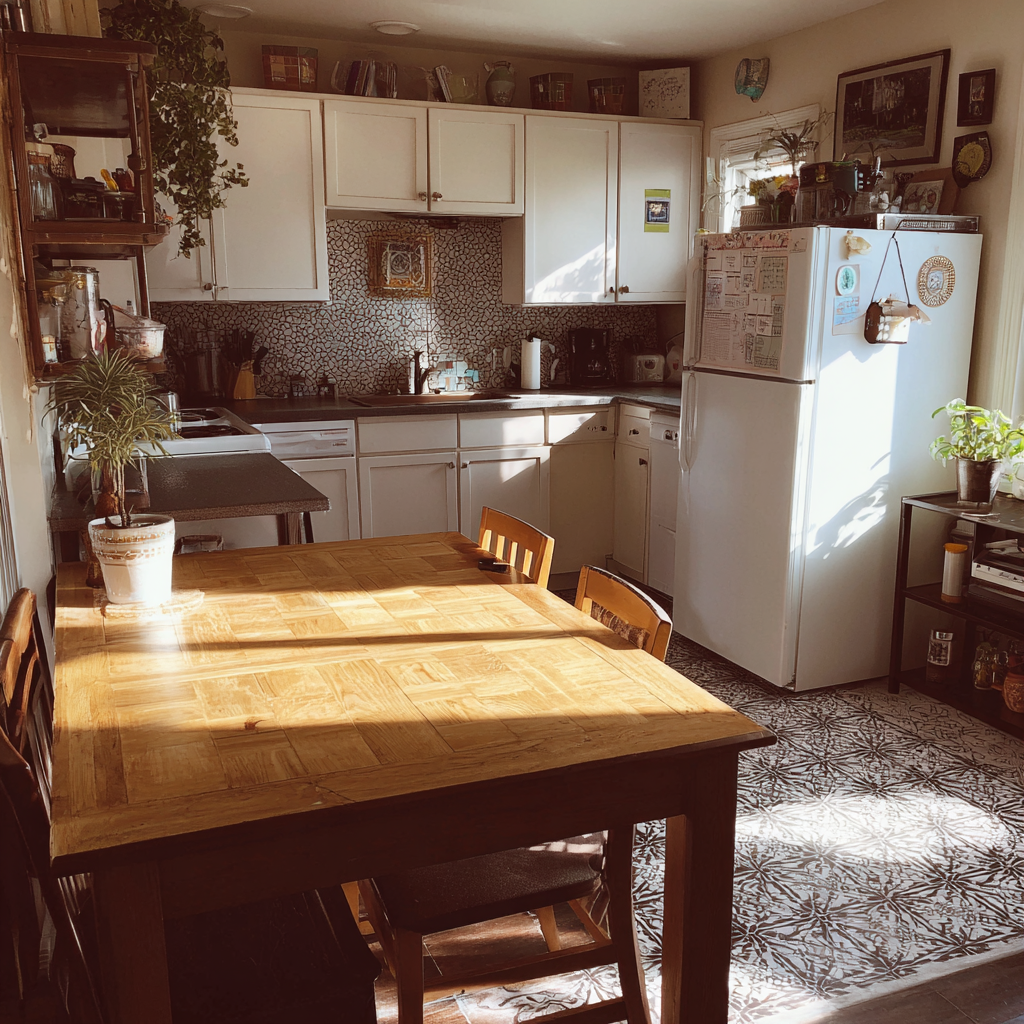 The interior of a cozy kitchen | Source: Midjourney