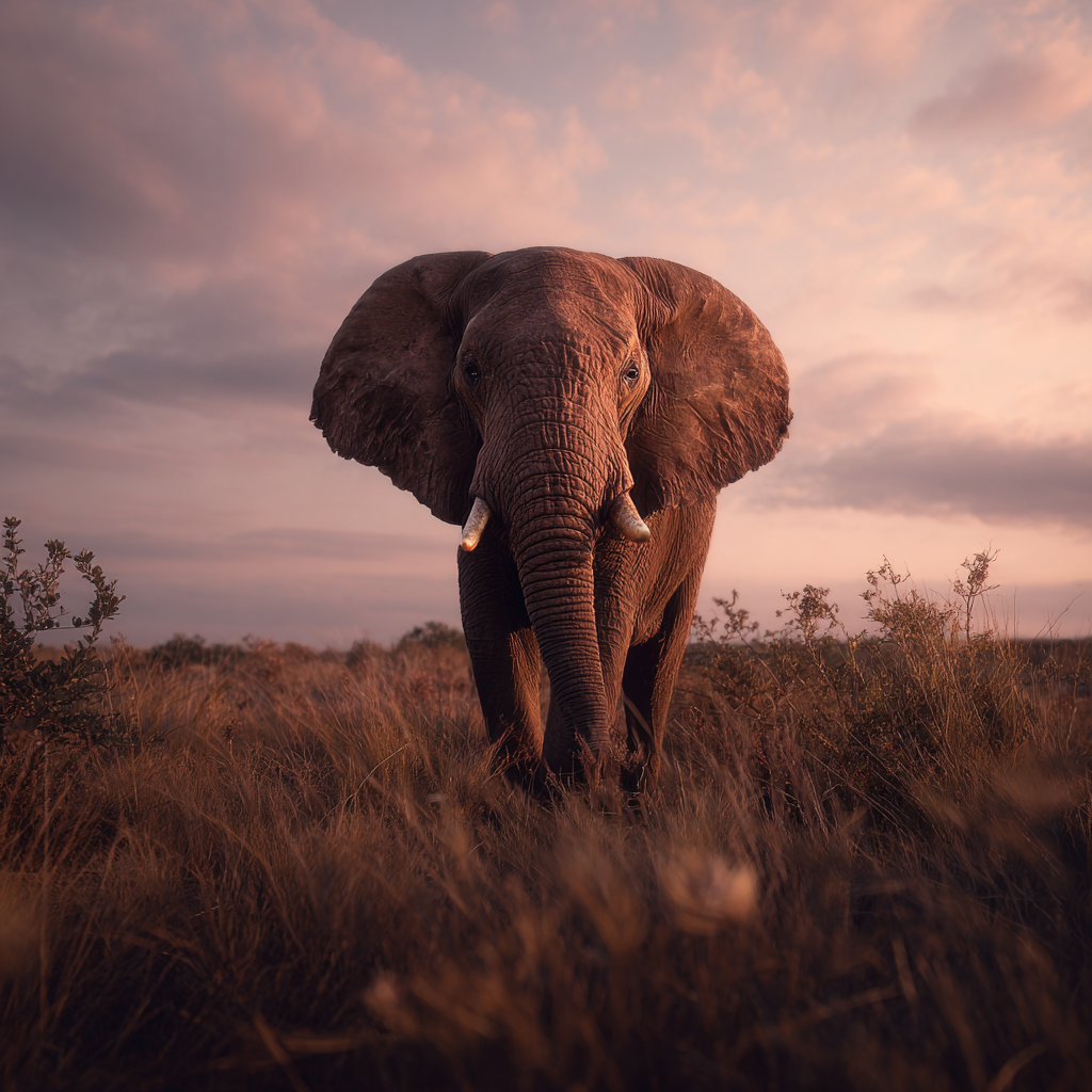 A close up of a beautiful elephant | Source: Midjourney