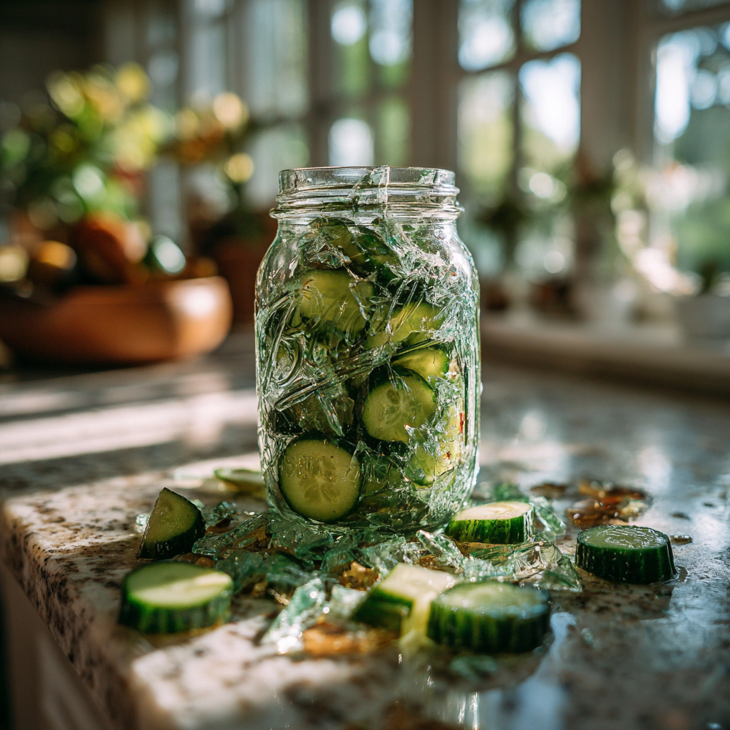 A burst pickle jar | Source: Midjourney