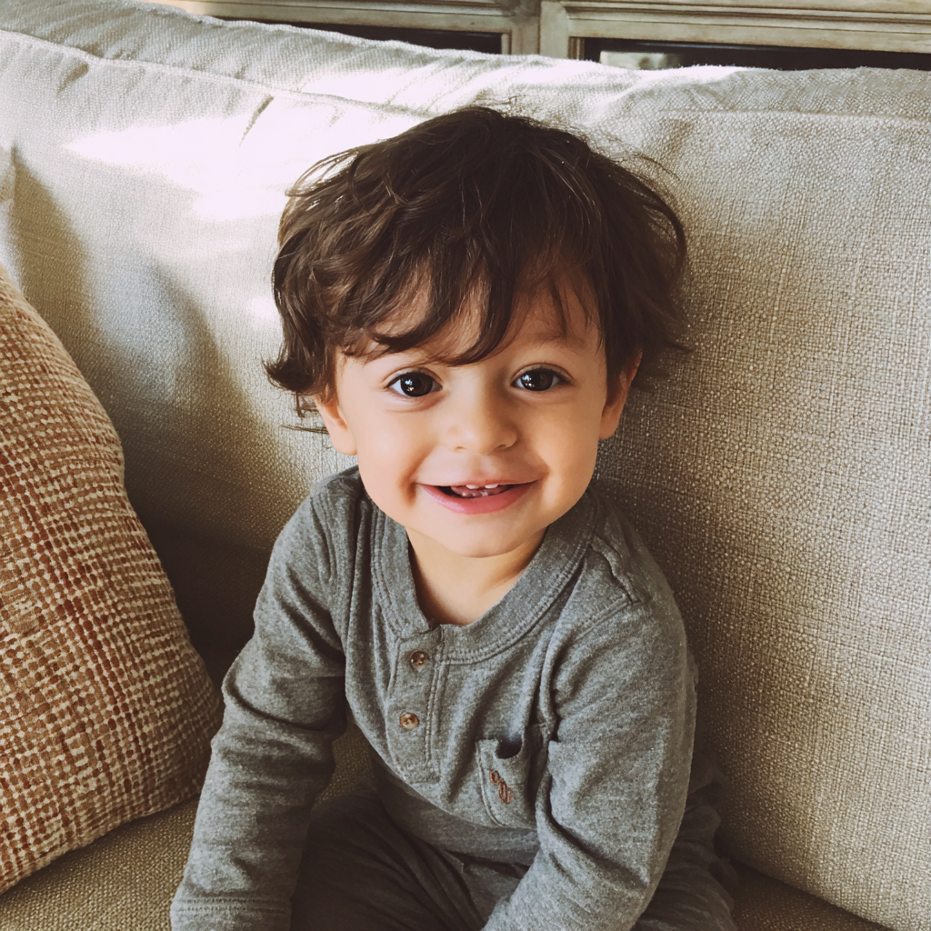 A smiling little boy | Source: Midjourney
