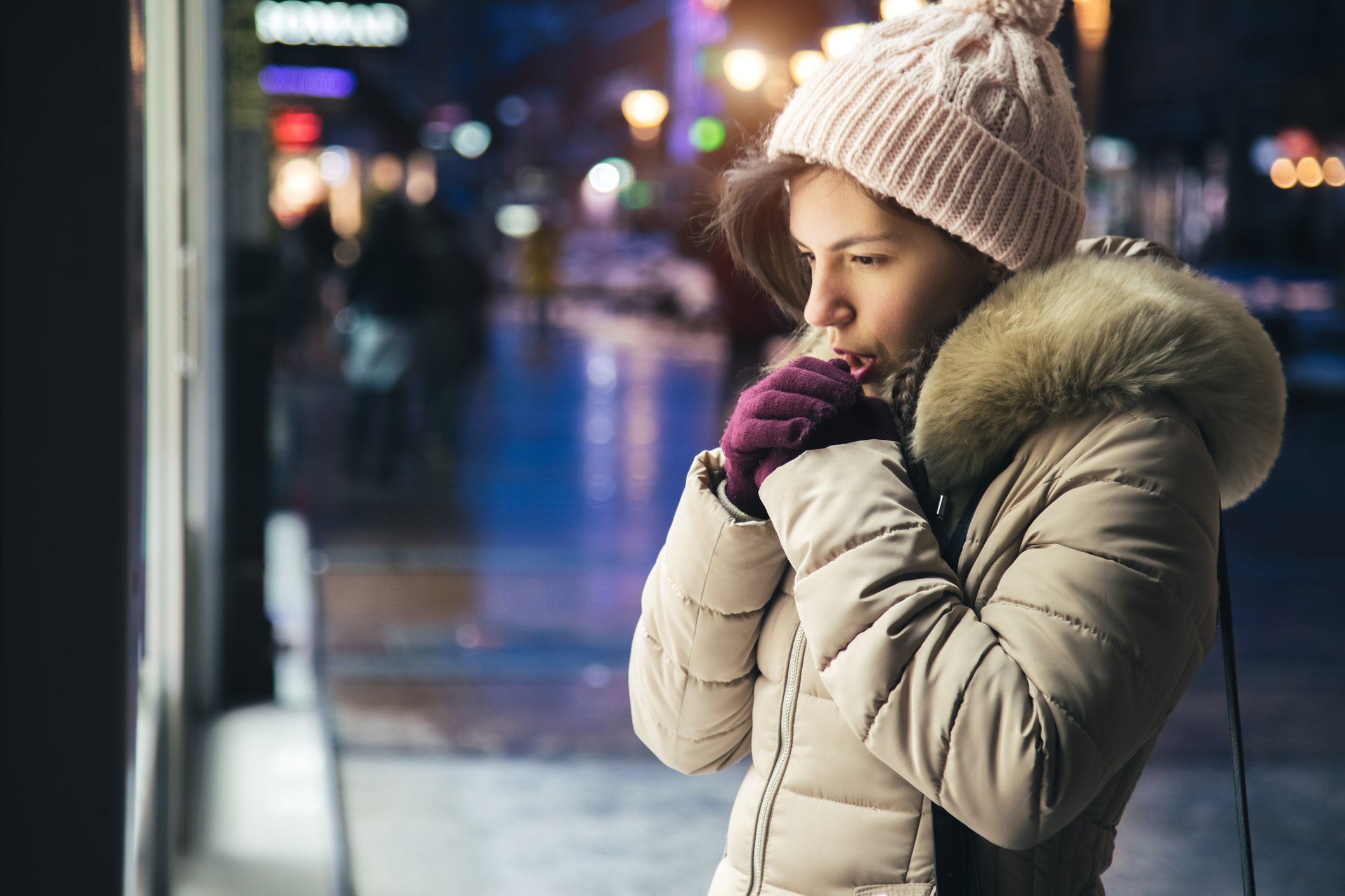 I was shivering in the snow. | Photo: Getty Images