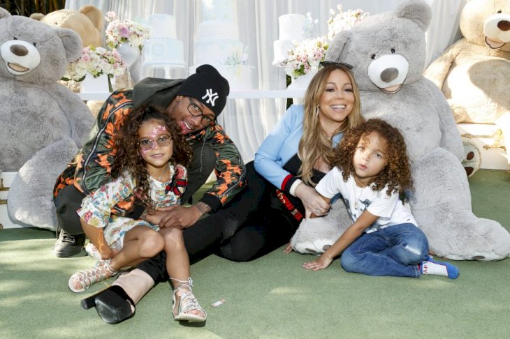 Monroe Cannon, Nick Cannon, Mariah Carey, and Moroccan Scott Cannon attend the Moroccan Scott Cannon and Monroe Cannon Party on Mary 13 in Los Angeles, California. | Photo: Getty Images
