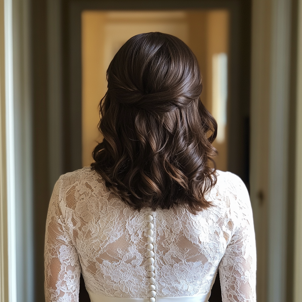 A bride walking away | Source: Midjourney